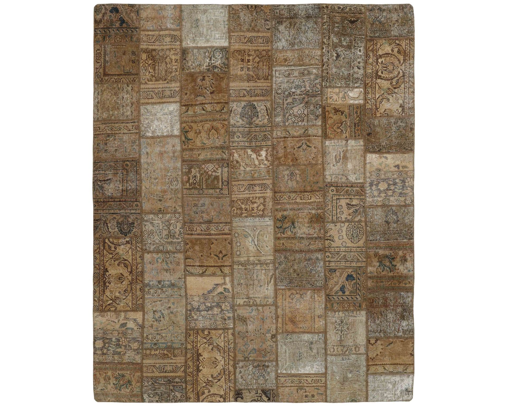 Vintage Patchwork orientalisk matta 250 x 311 cm
