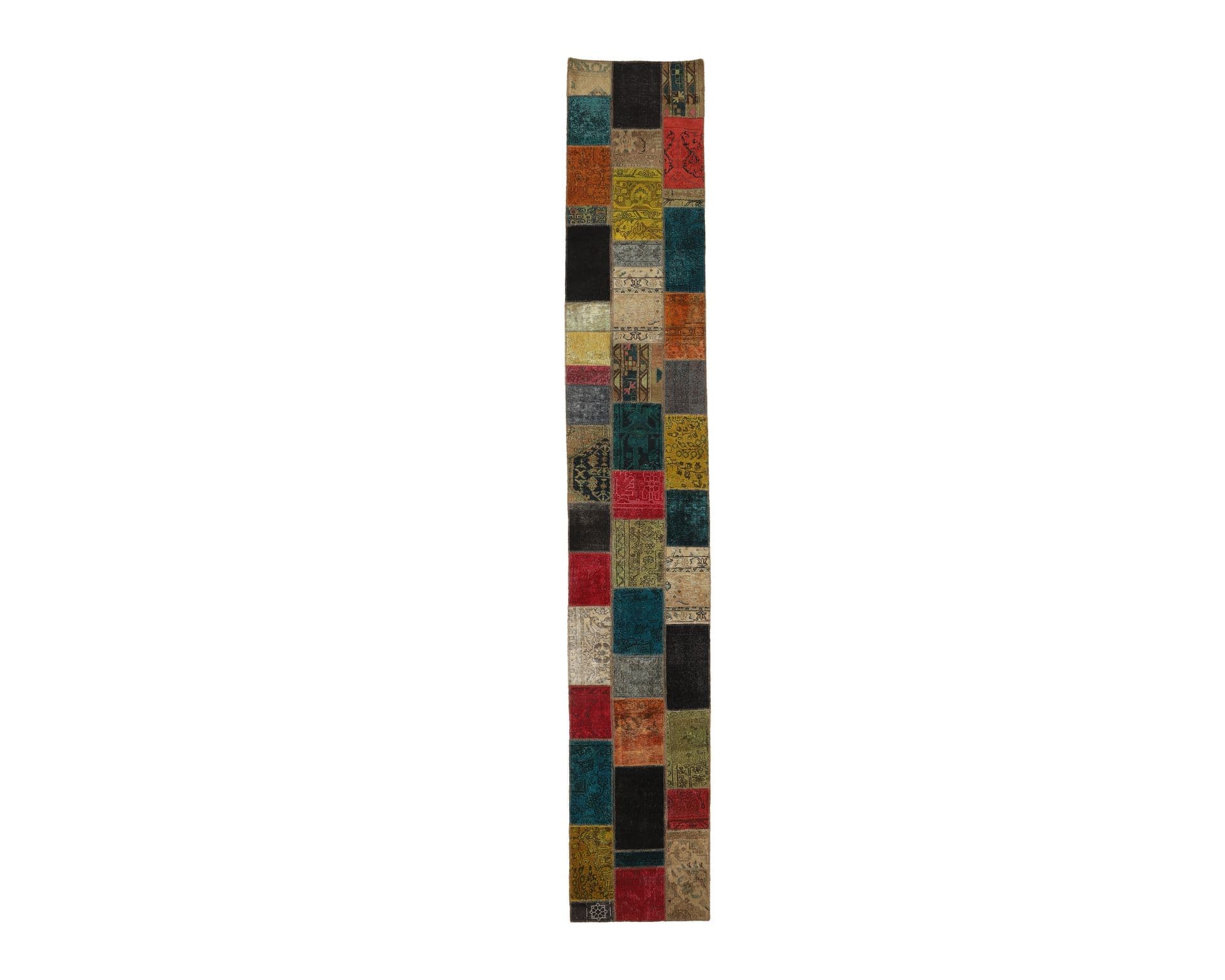 Vintage Patchwork orientalisk matta 82 x 507 cm
