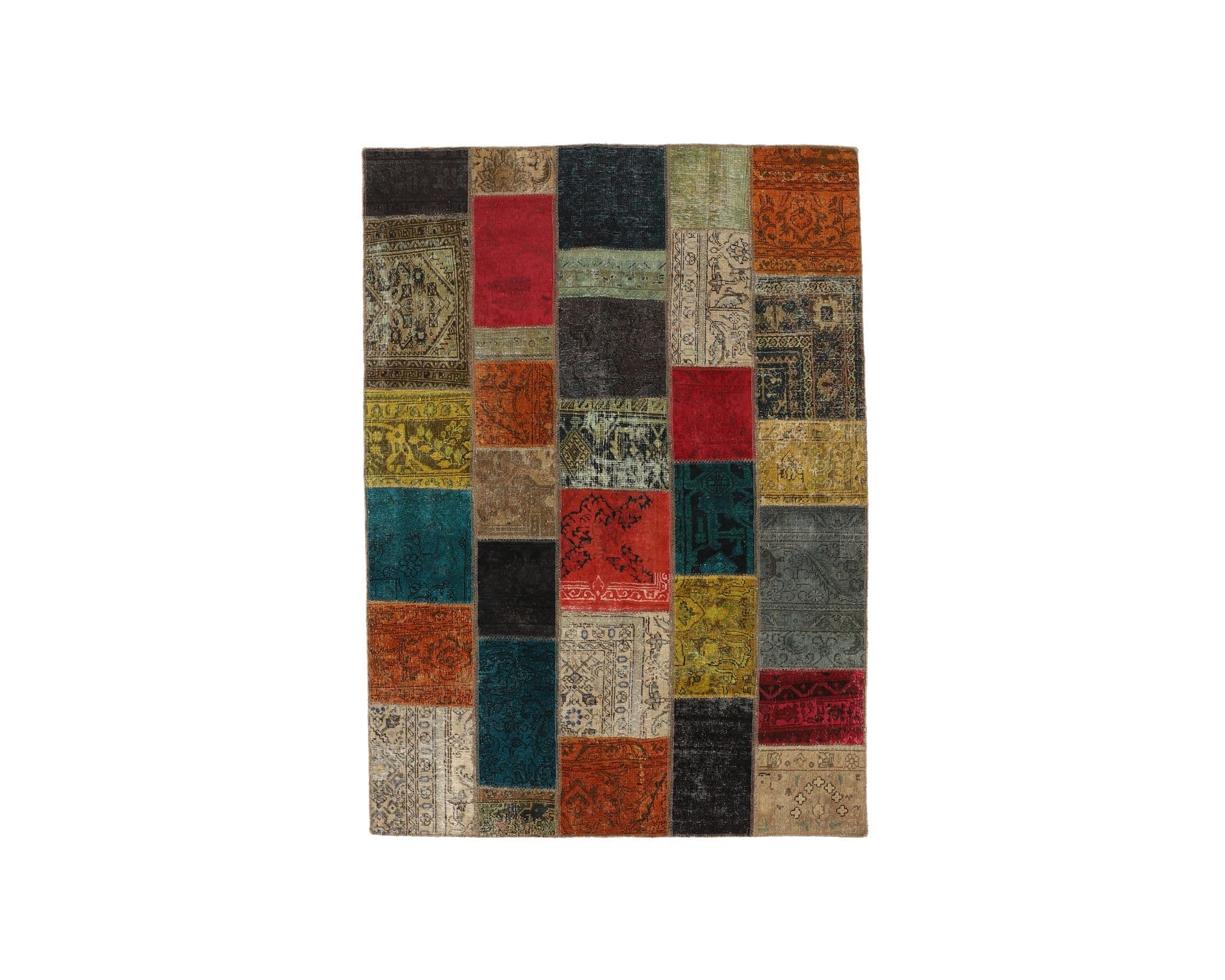 Vintage Patchwork orientalisk matta 176 x 242 cm