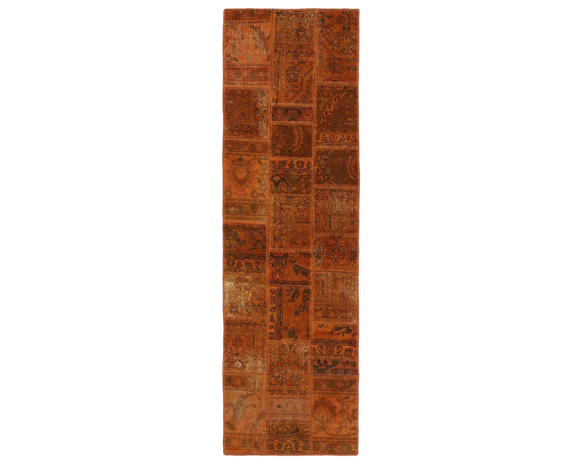 Vintage Patchwork orientalisk matta 78 x 255 cm