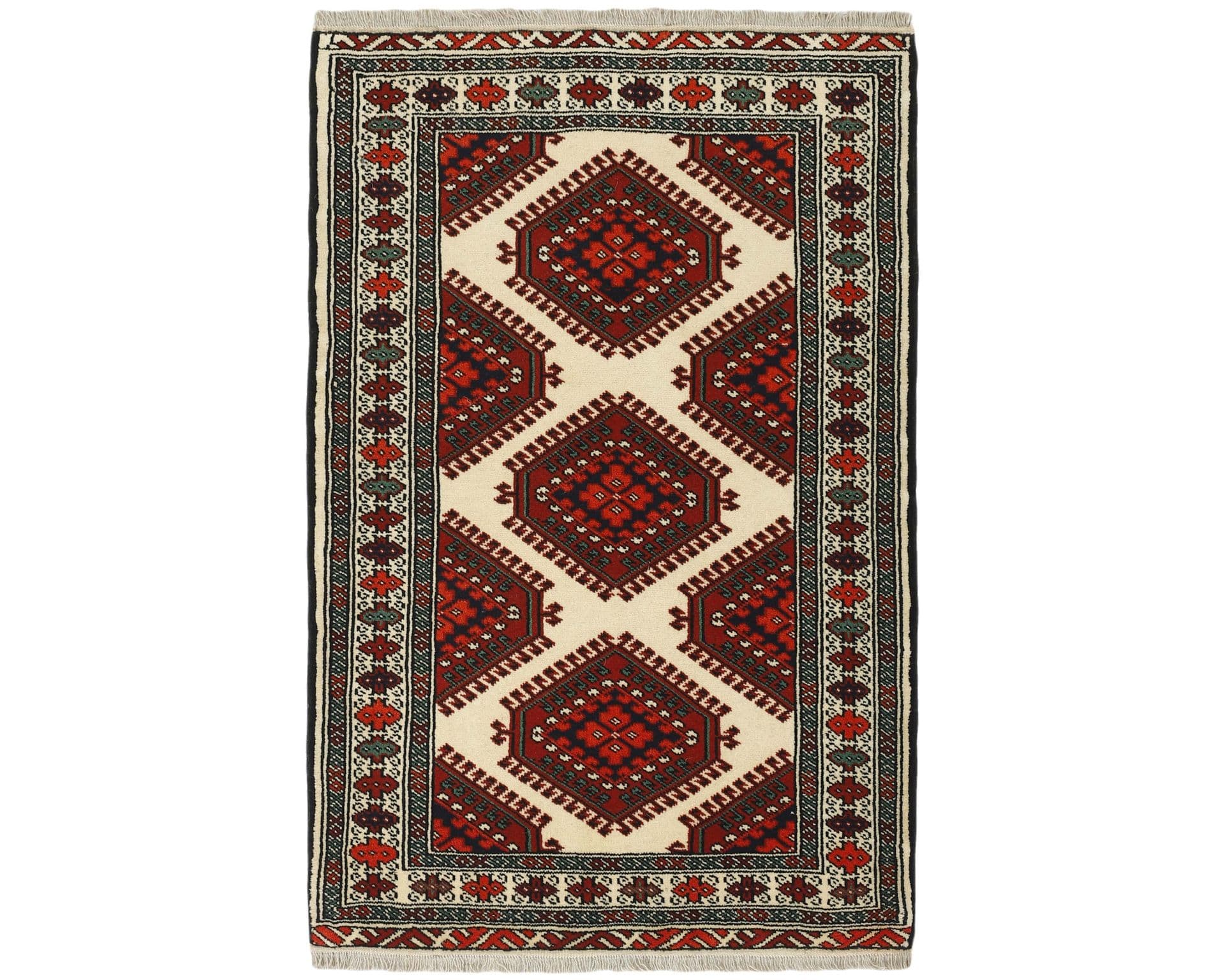 Torkaman Fine orientalisk matta 83 x 124 cm