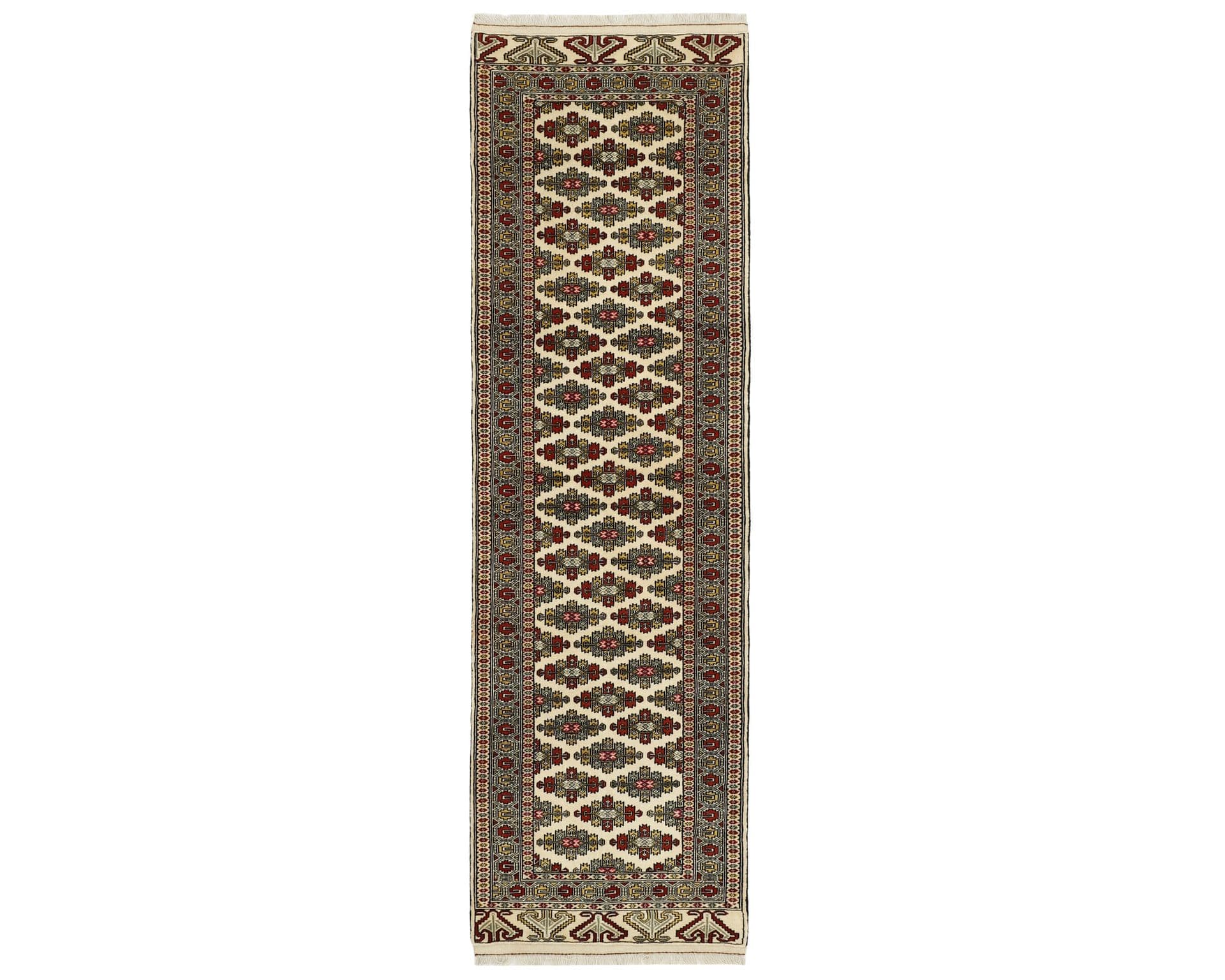 Torkaman Fine orientalisk matta 87 x 291 cm