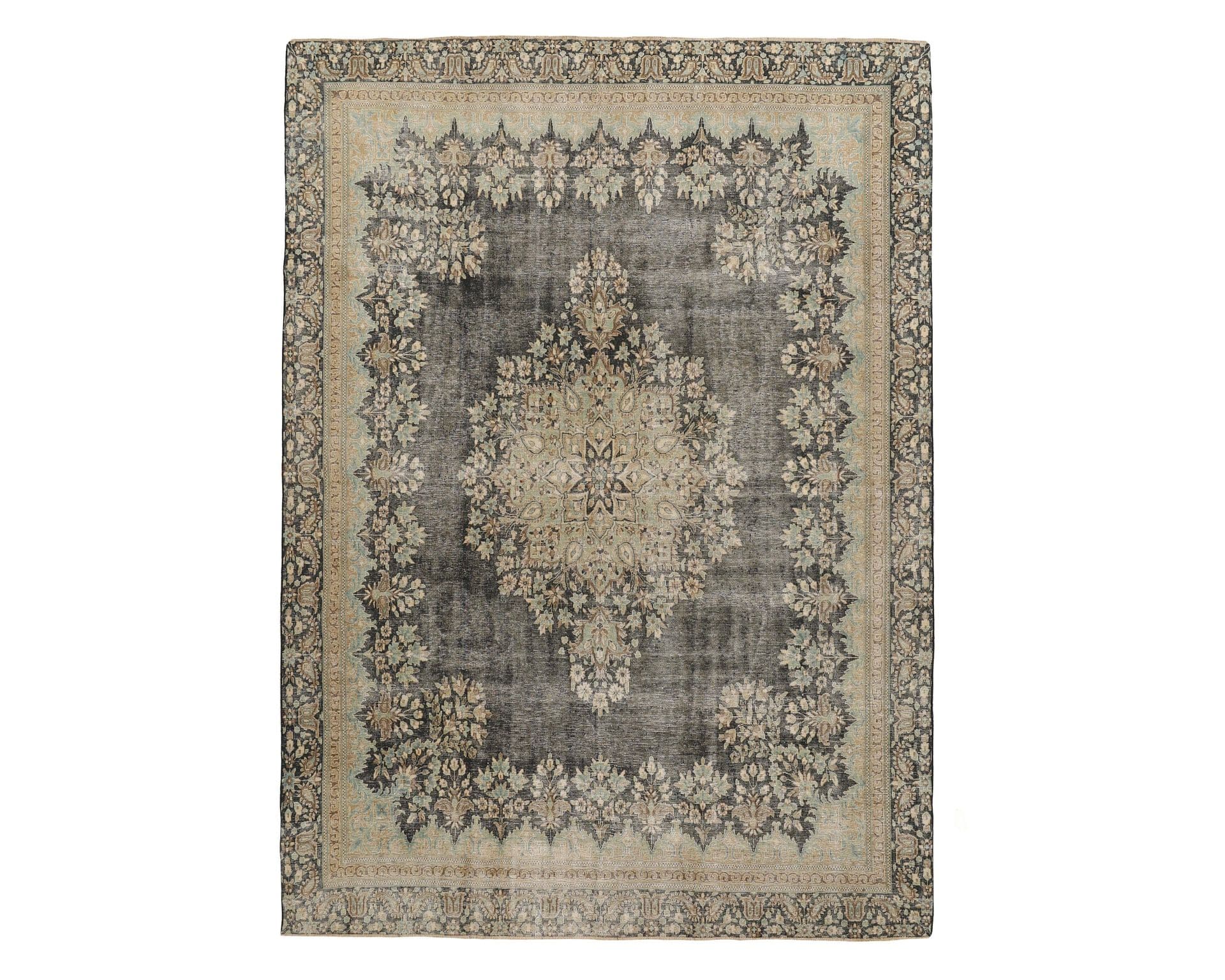 Vintage Kerman Fine orientalisk matta 254 x 346 cm