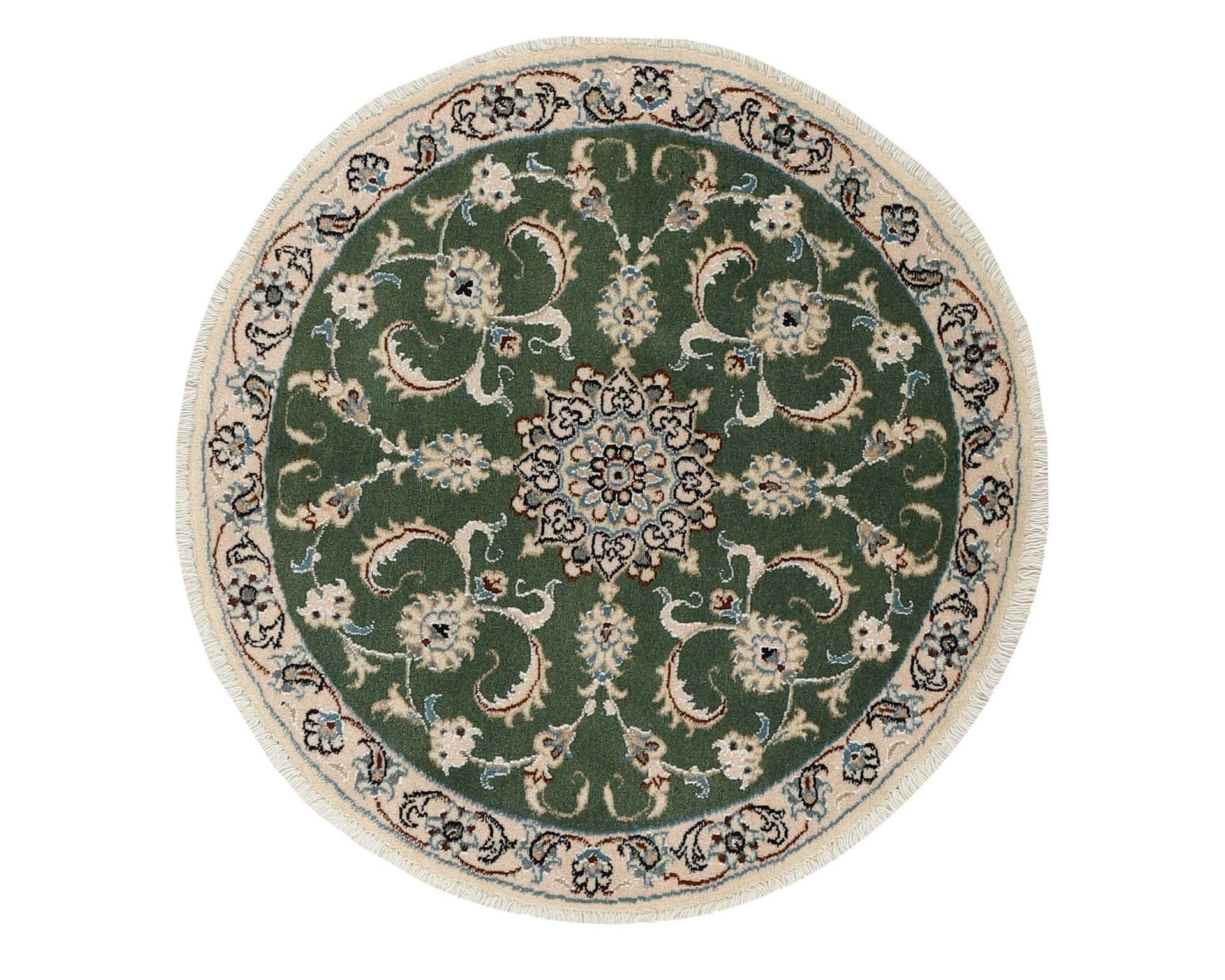 Nain Kashmar orientalisk matta ø 100 cm
