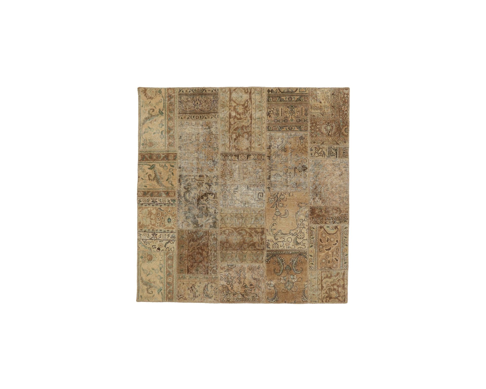 Vintage Patchwork orientalisk matta 201 x 200 cm