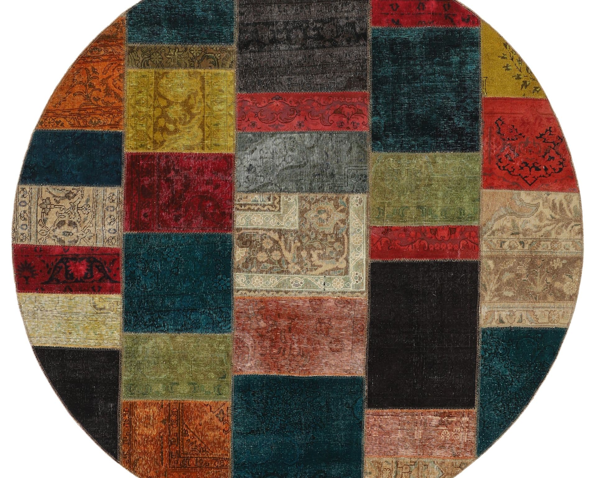 Vintage Patchwork orientalisk matta 250 x 250 cm