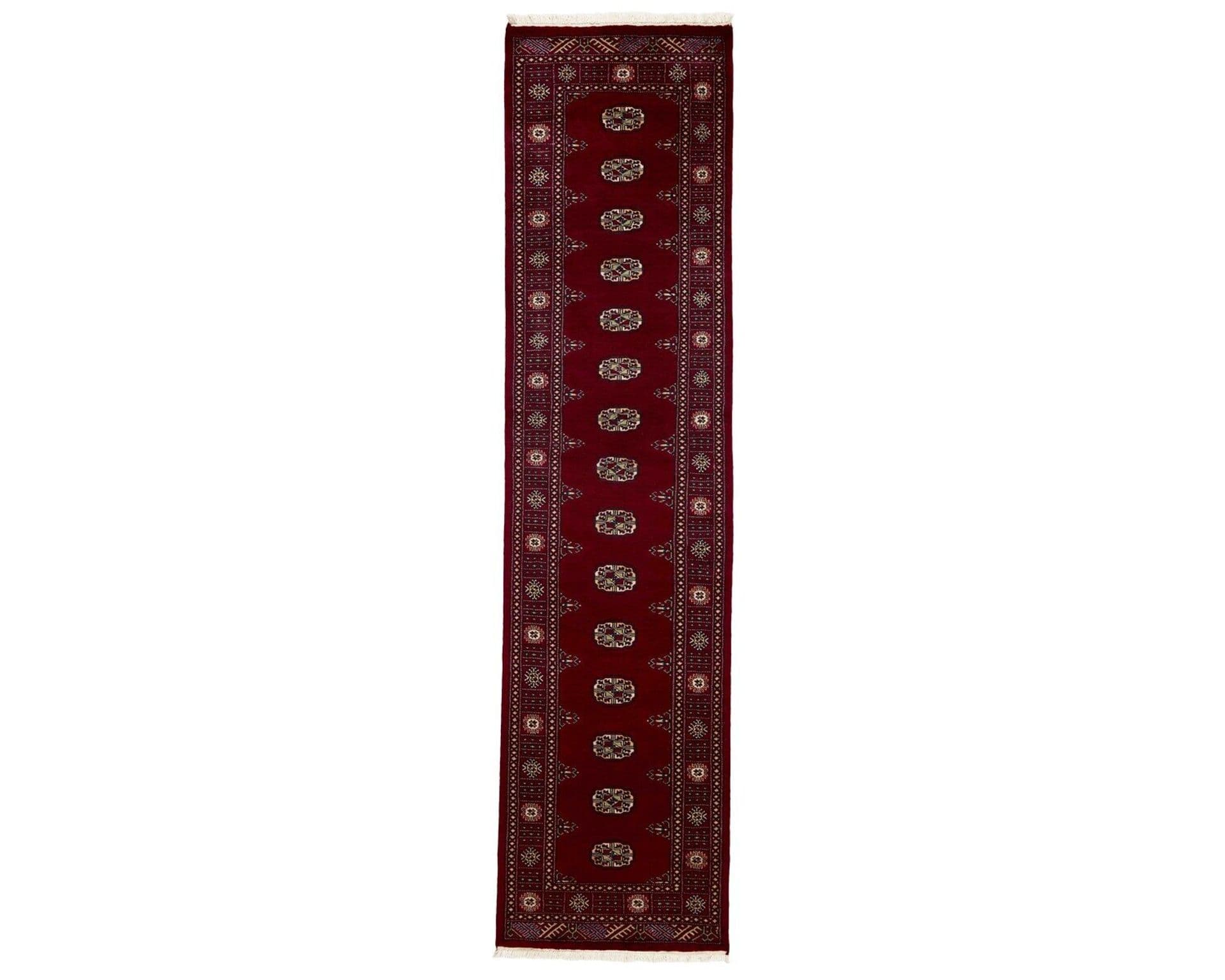 Pakistan handknotted orientalisk matta 77 x 313 cm
