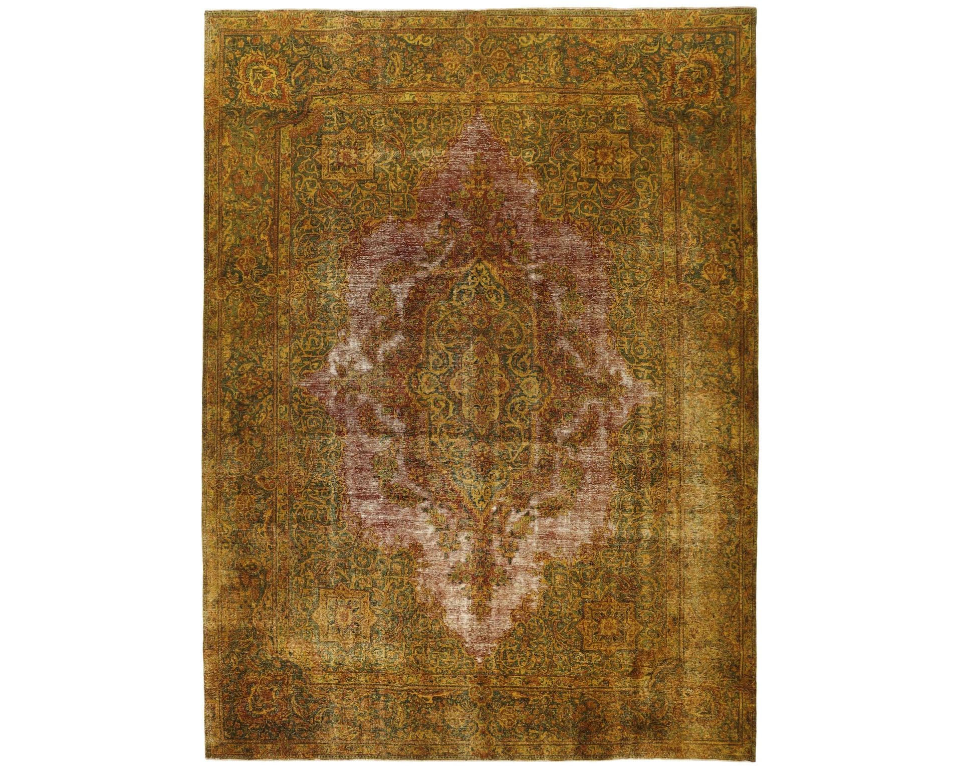 Vintage Kerman orientalisk matta 296 x 409 cm