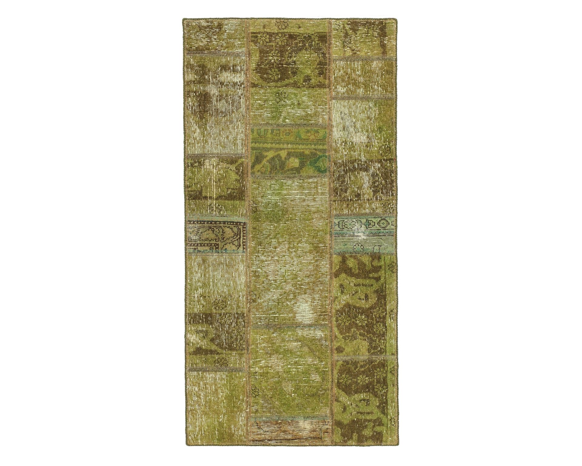 Vintage Patchwork orientalisk matta 75 x 155 cm