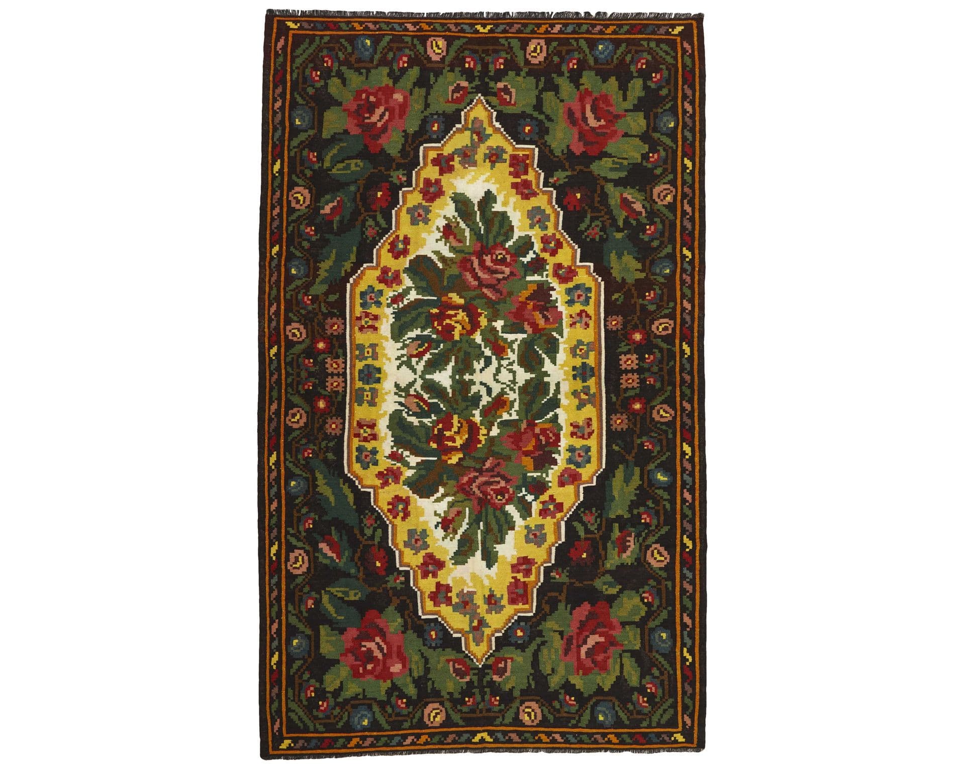 Rose Kelim orientalisk matta 195 x 325 cm