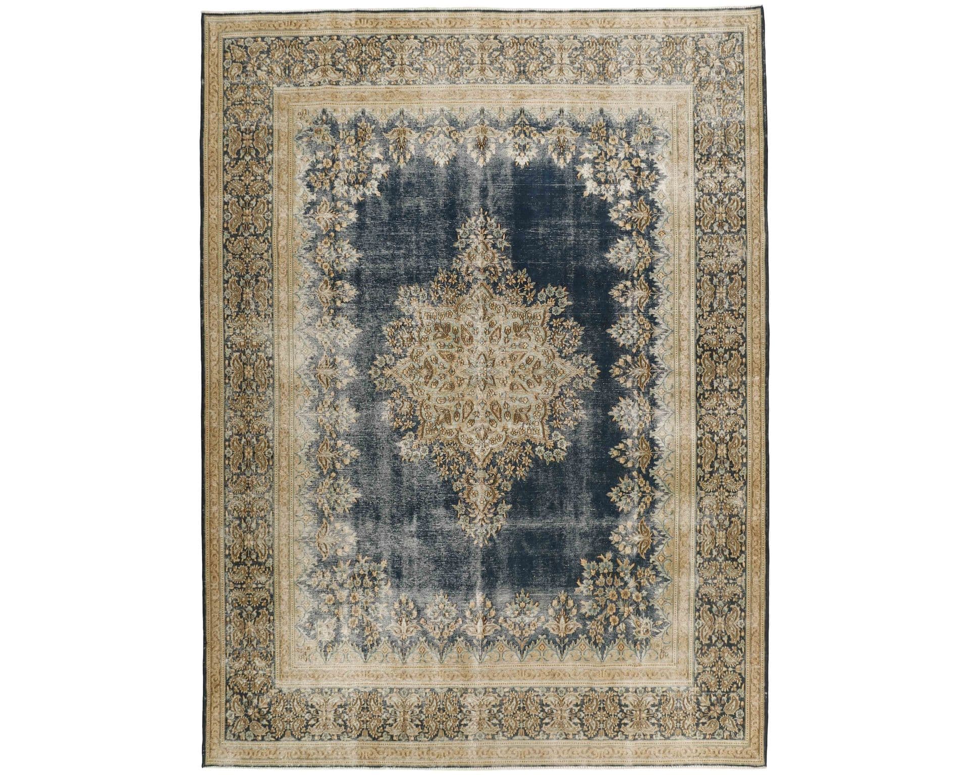 Vintage Kerman Fine orientalisk matta 290 x 390 cm