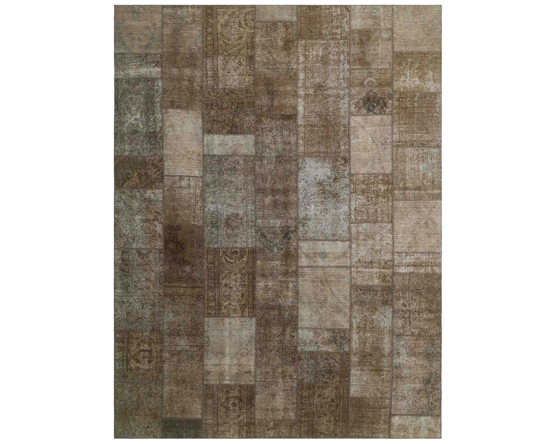 Vintage Patchwork orientalisk matta 305 x 402 cm