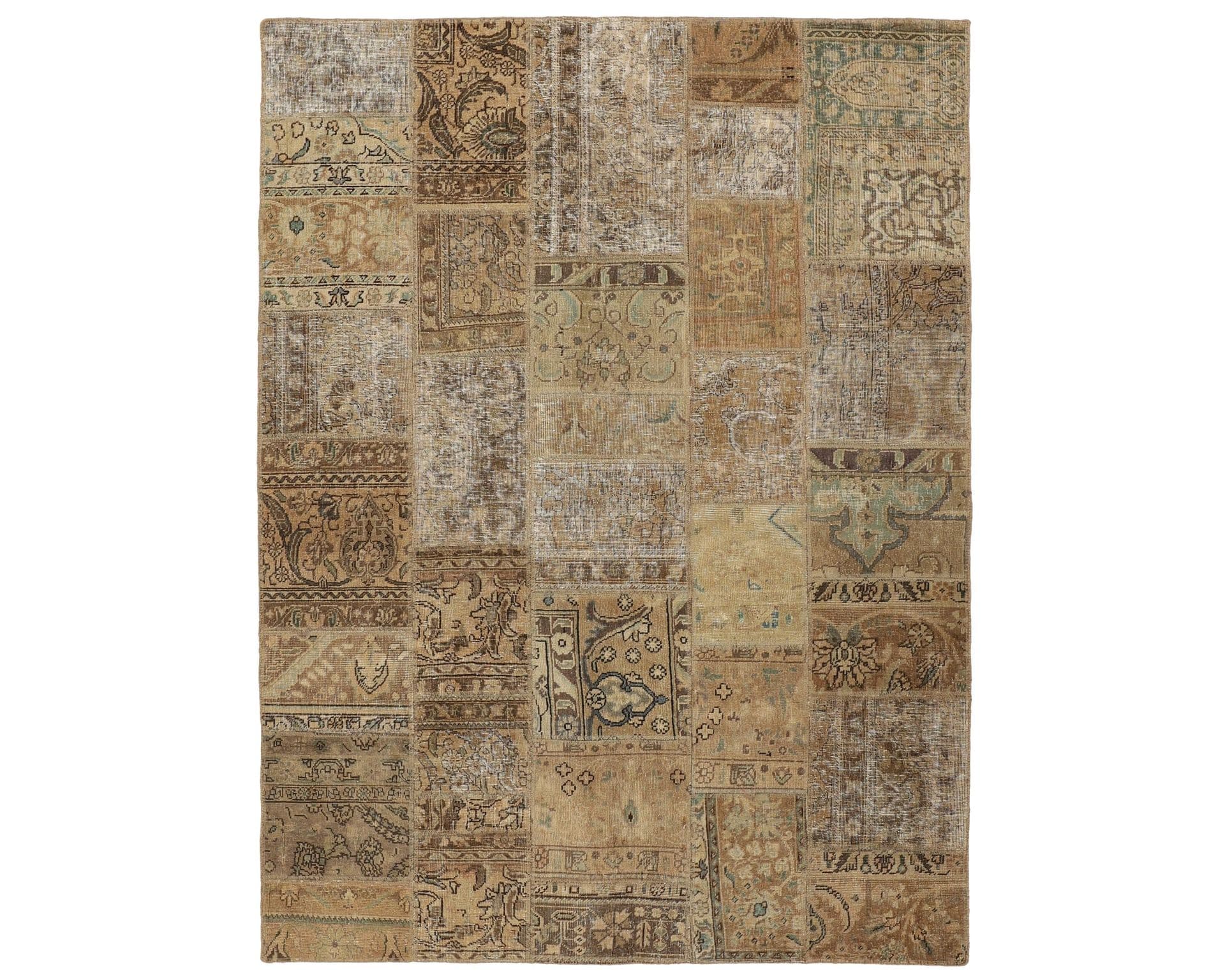Vintage Patchwork orientalisk matta 177 x 240 cm
