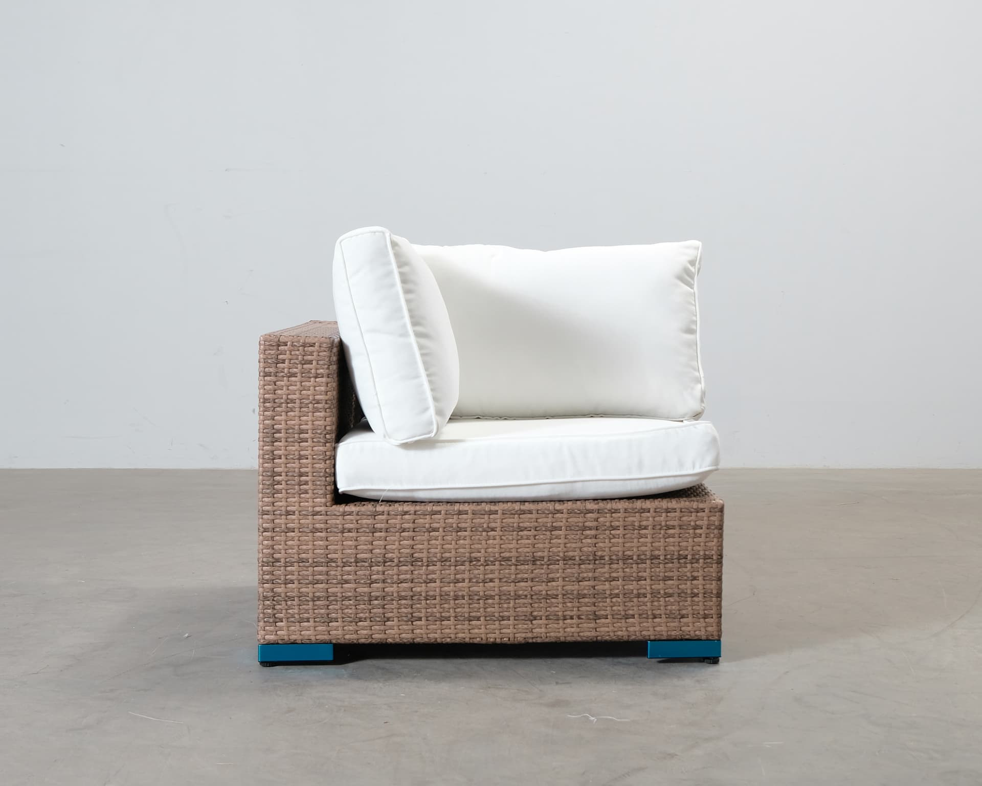 Comfort Garden Bahamas utomhus hörnmodul brun / vit