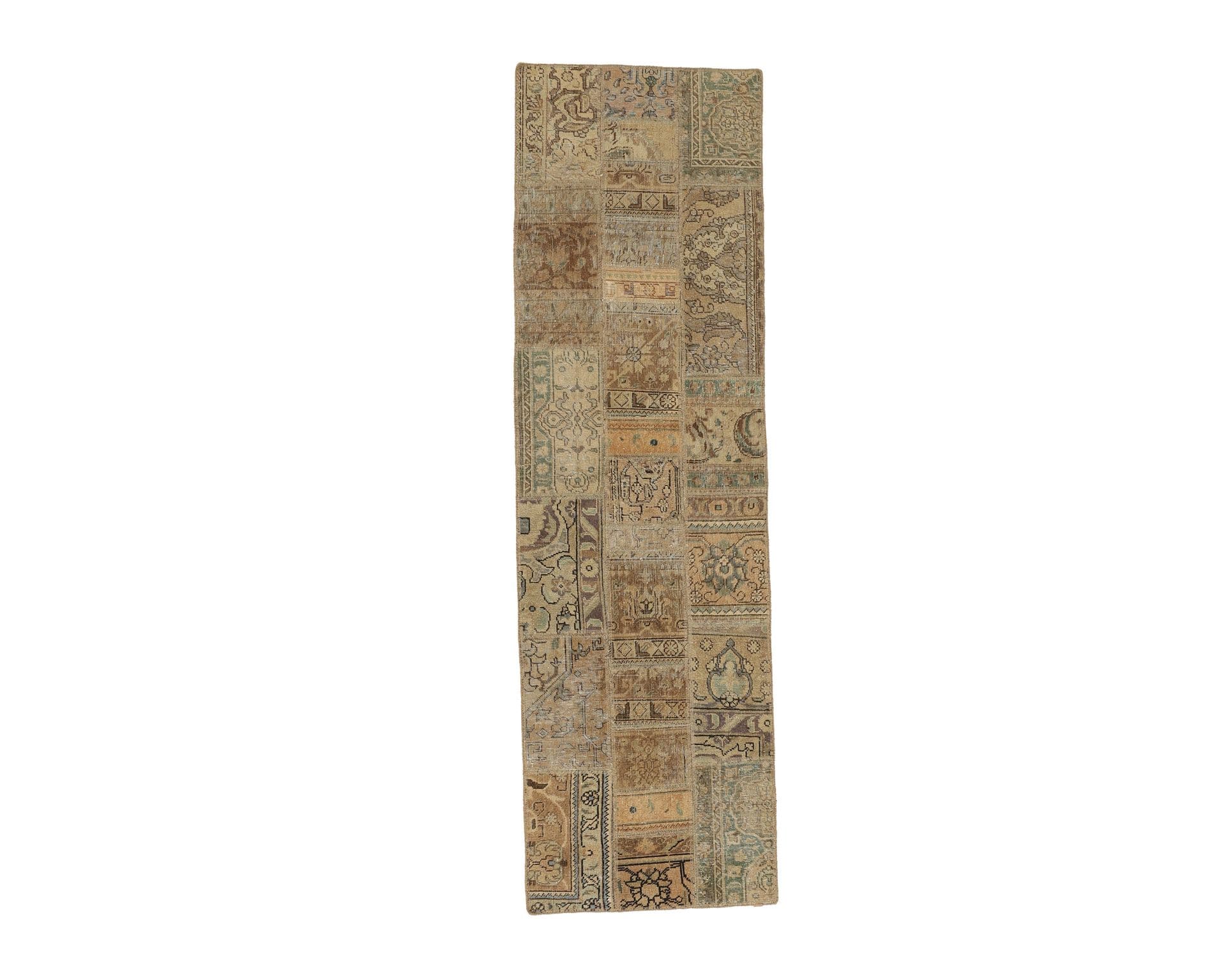 Vintage Patchwork orientalisk matta 76 x 258 cm