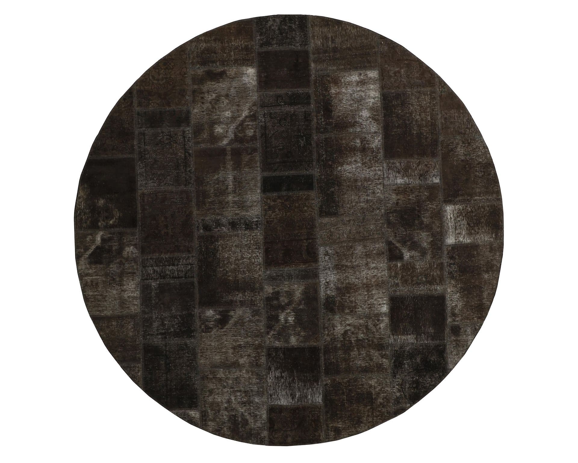 Vintage Patchwork orientalisk matta ø 250 cm