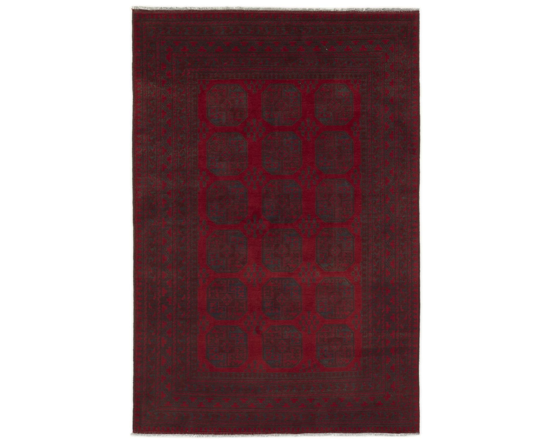 Aktscha orientalisk matta 198 x 288 cm