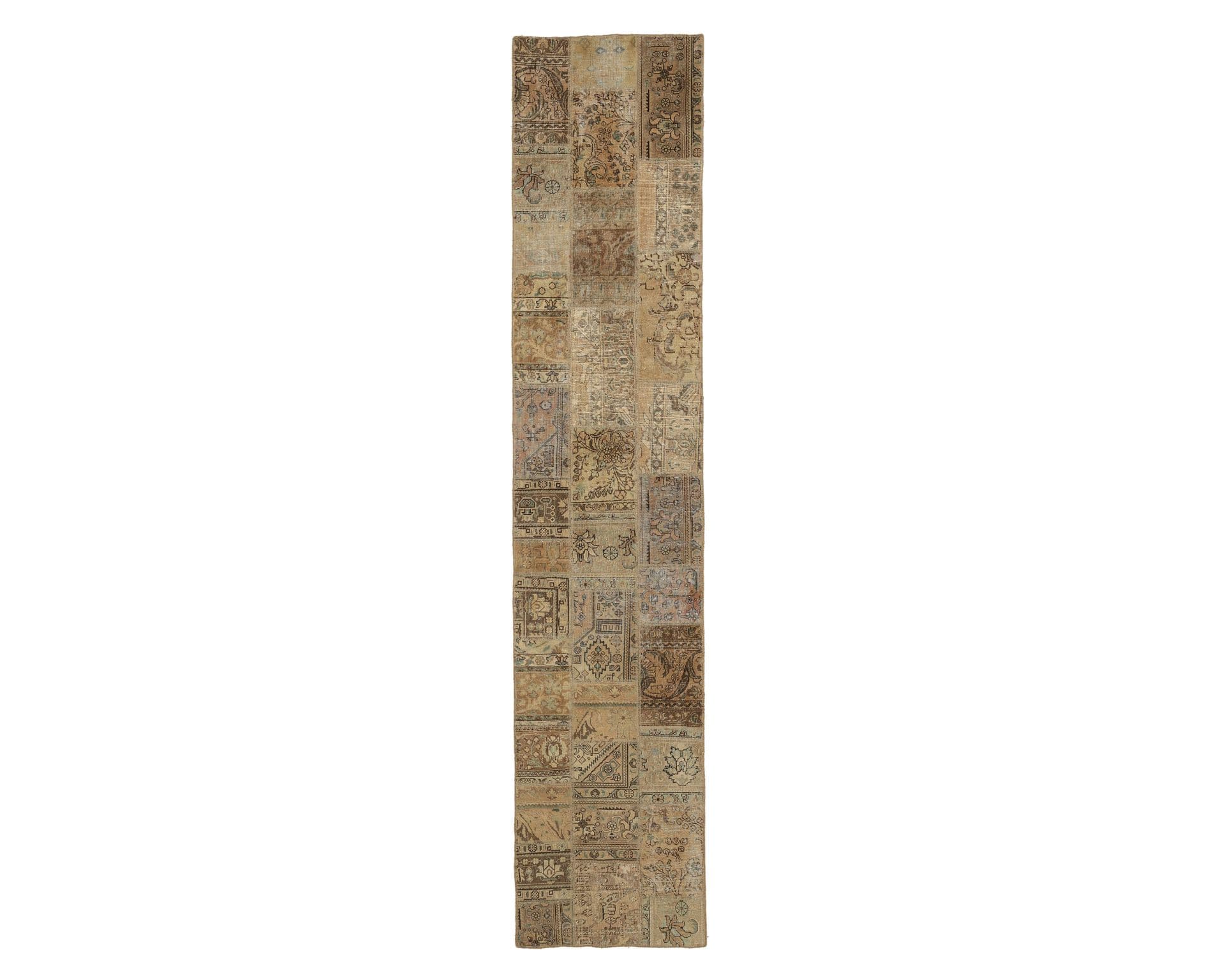 Vintage Patchwork orientalisk matta 84 x 410 cm