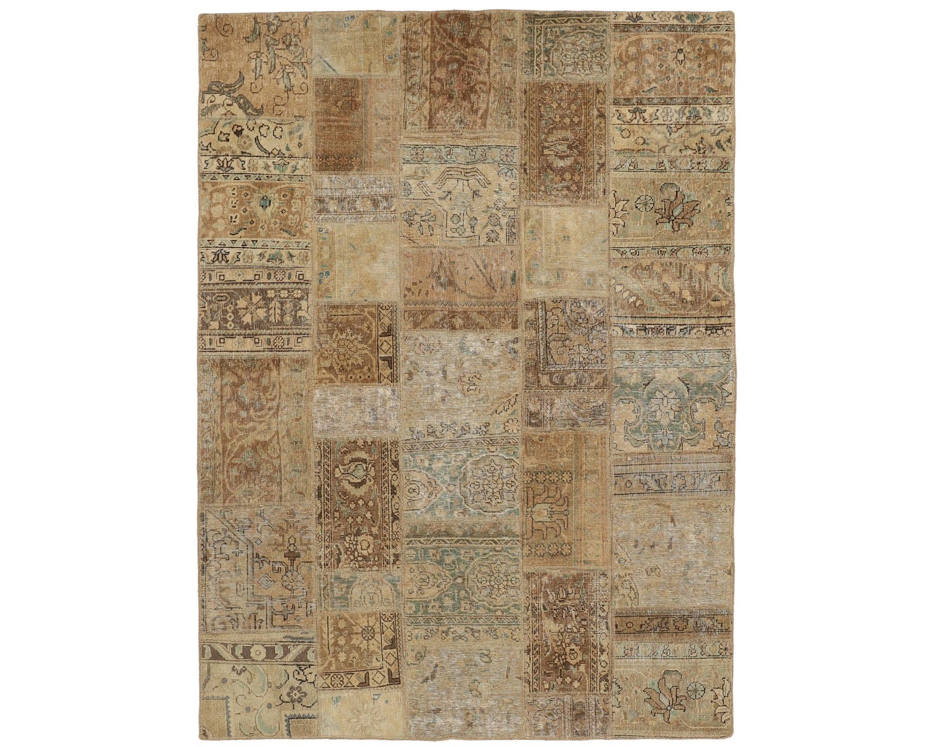 Vintage Patchwork orientalisk matta 176 x 240 cm