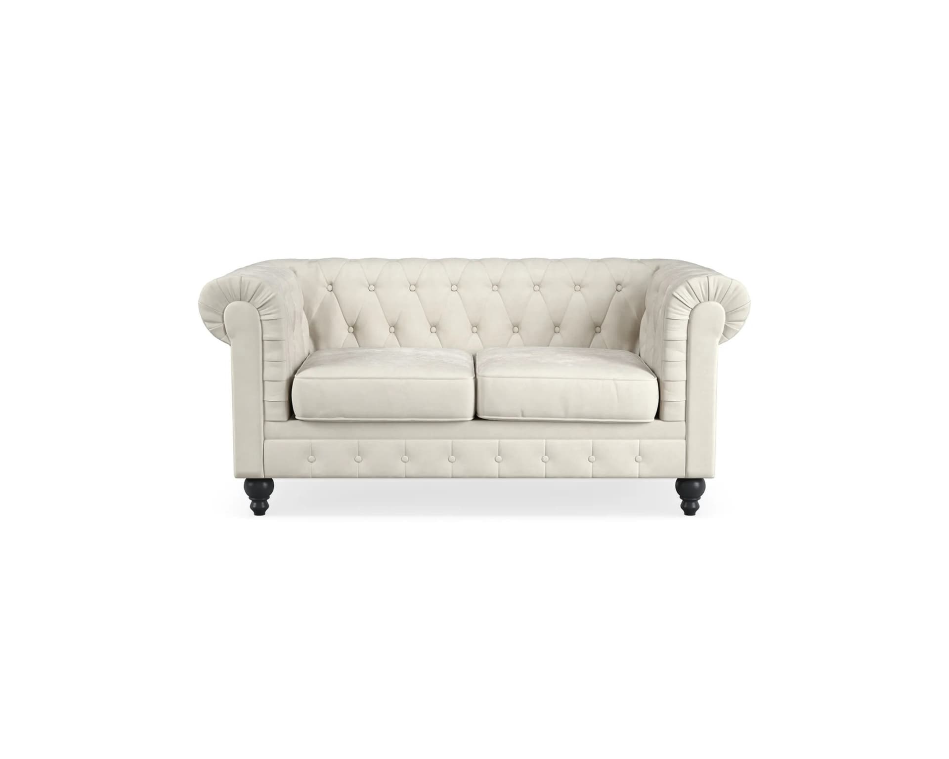 Manor House Chesterfield Lyx 2-sits soffa beige