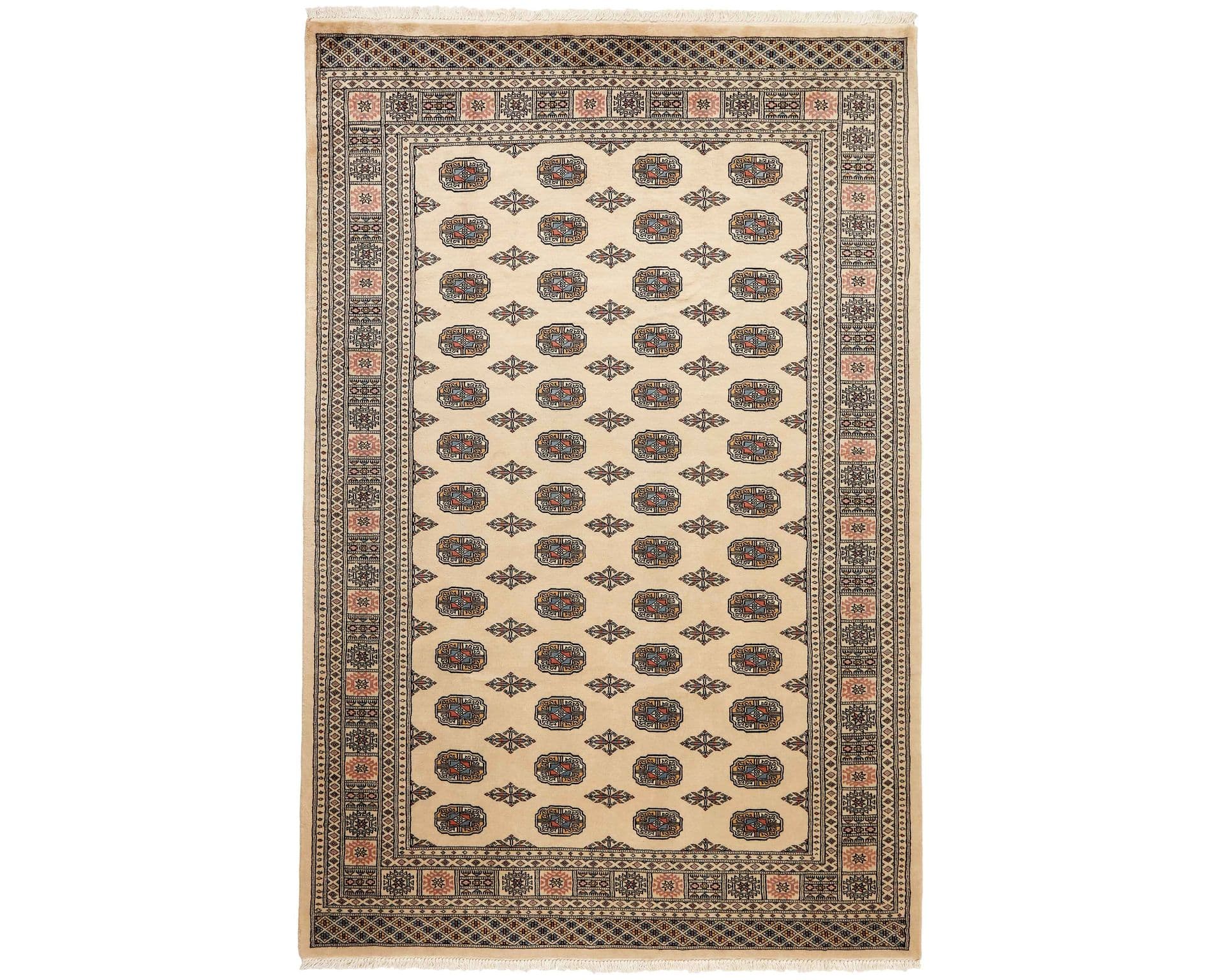 Pakistan handknotted orientalisk matta 183 x 279 cm