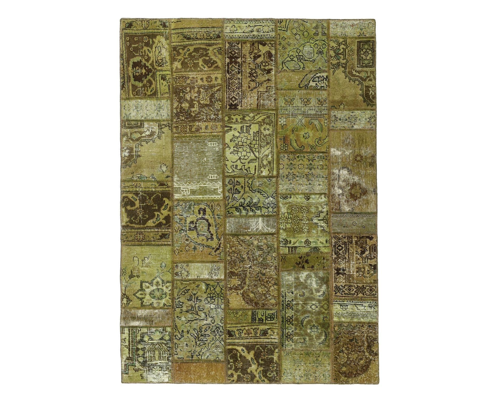 Vintage Patchwork orientalisk matta 143 x 200 cm