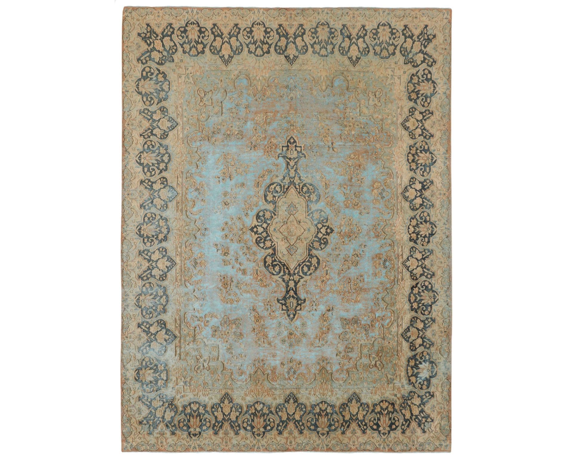 Vintage Kerman orientalisk matta 300 x 398 cm