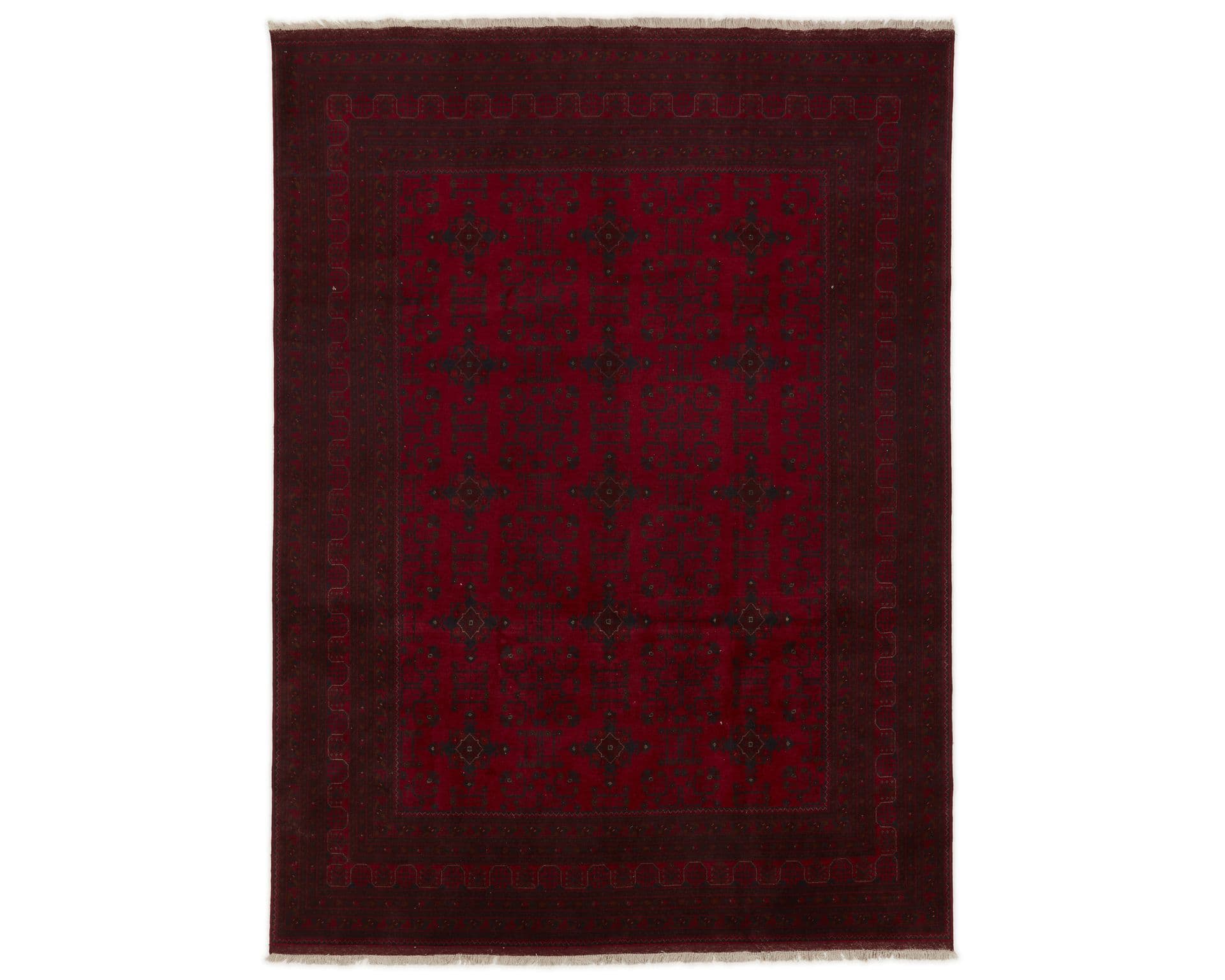 Old Afghan orientalisk matta 253 x 336 cm