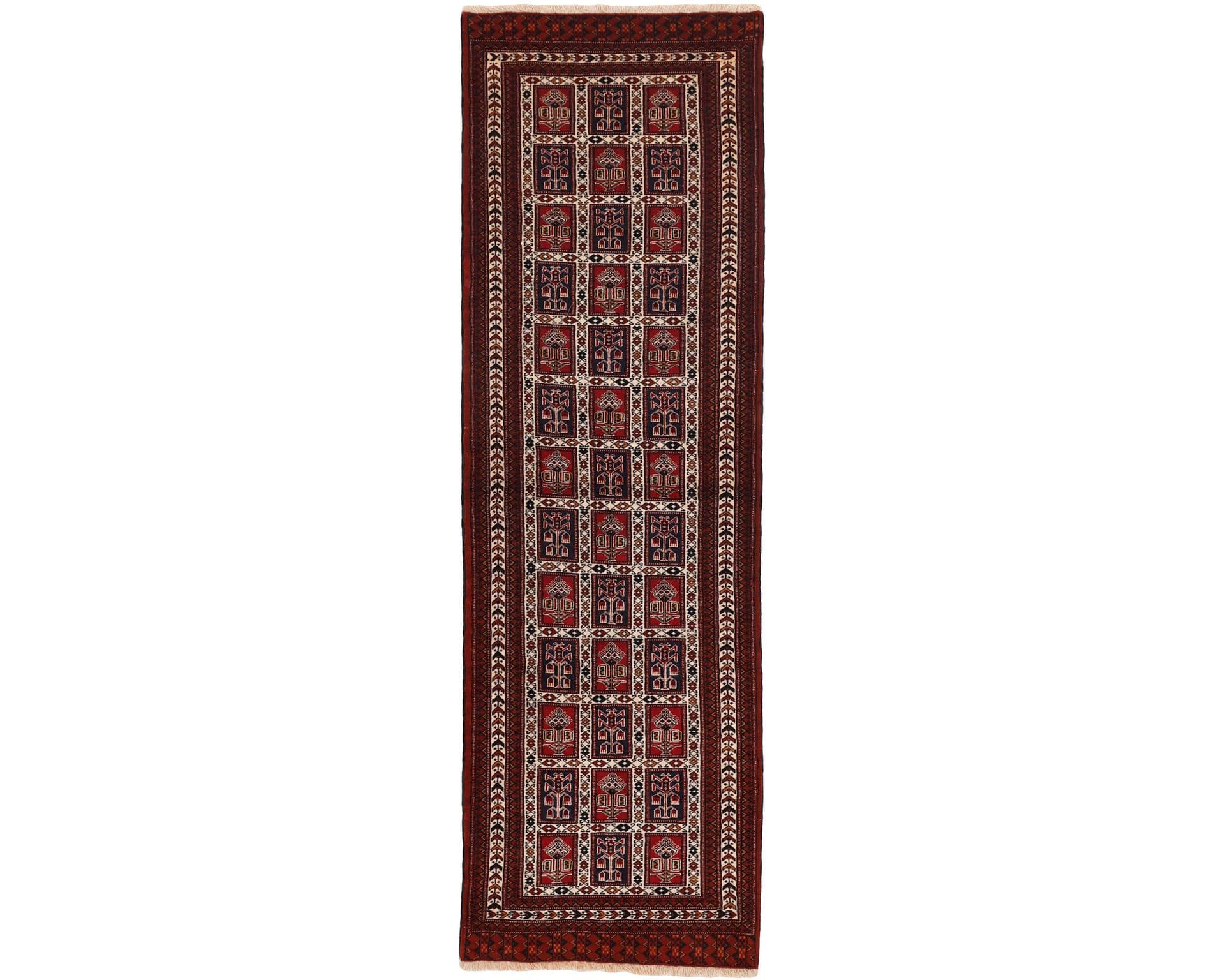 Torkaman Fine orientalisk matta 86 x 283 cm