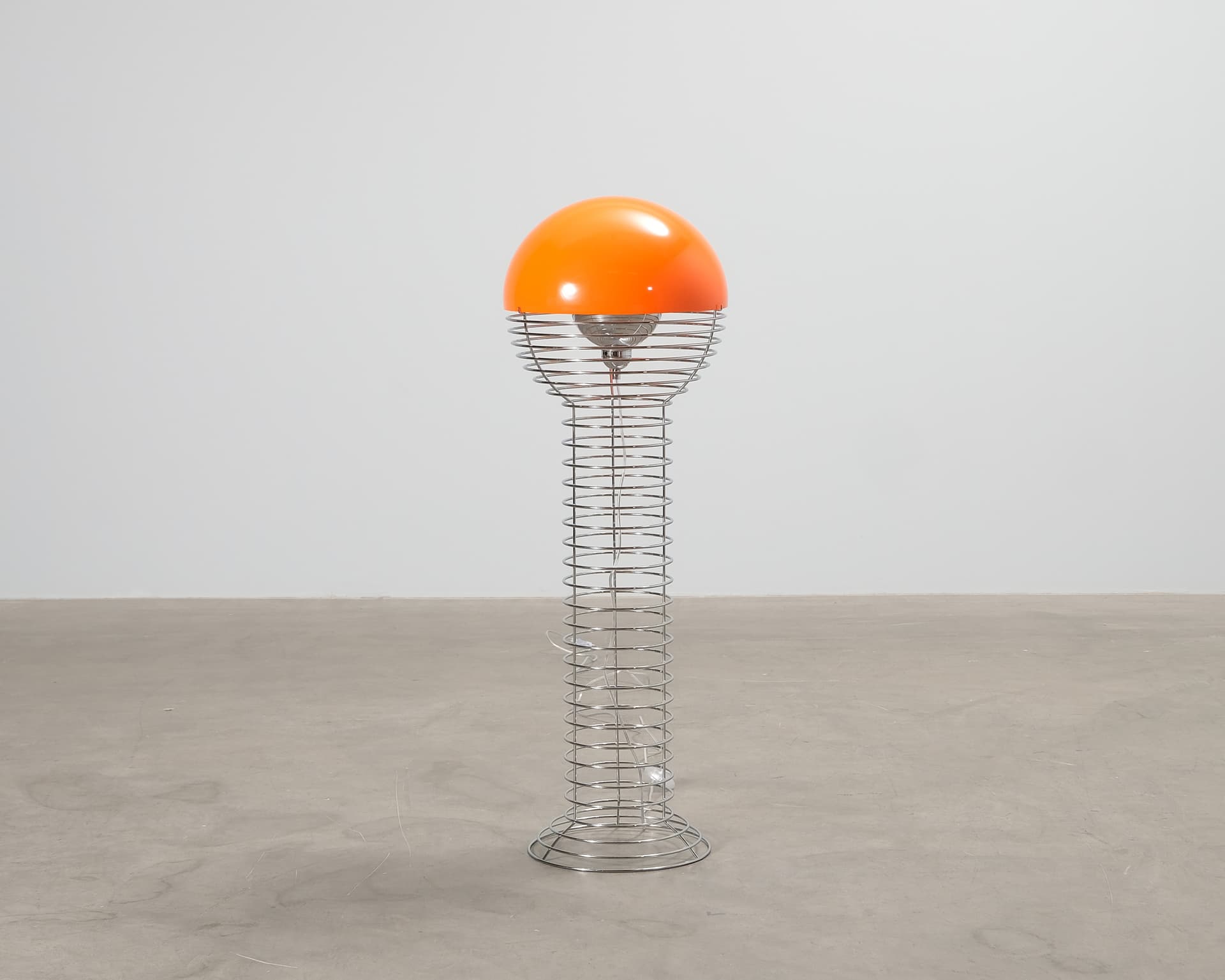 Verpan Wire golvlampa orange