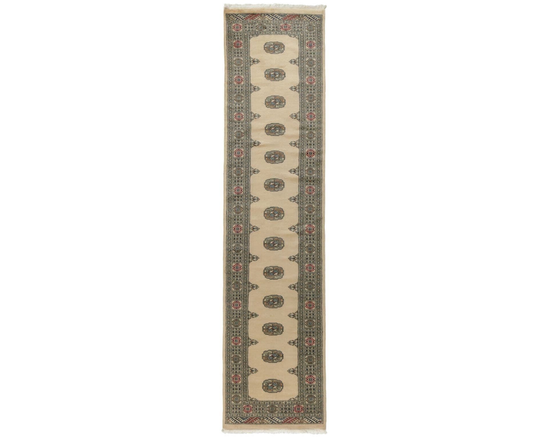 Pakistan handknotted orientalisk matta 78 x 345 cm