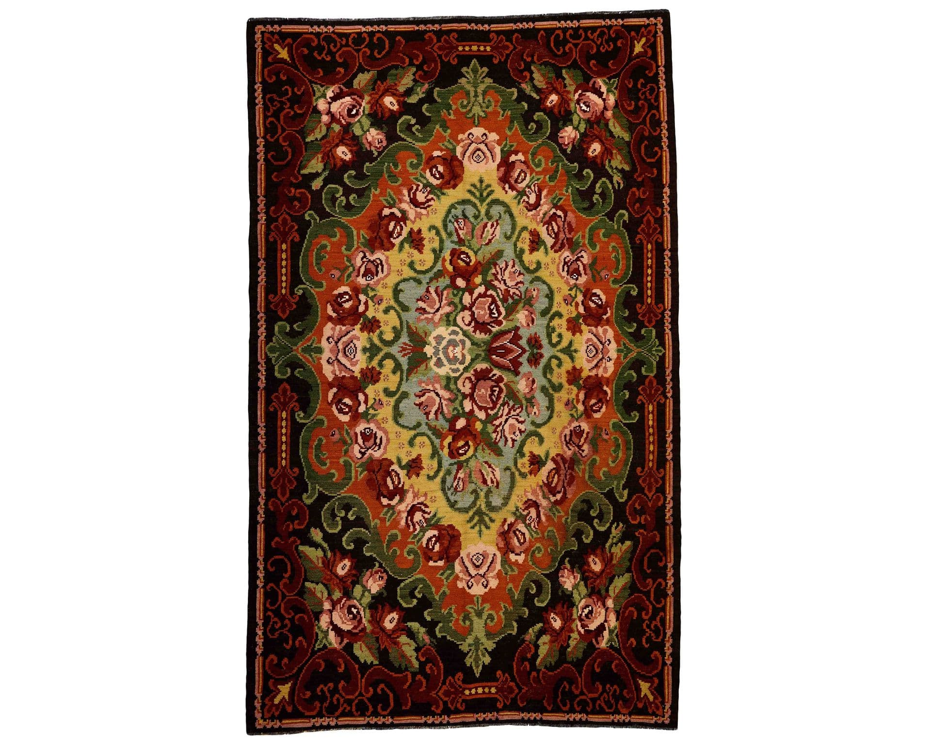 Rose Kelim orientalisk matta 235 x 386 cm