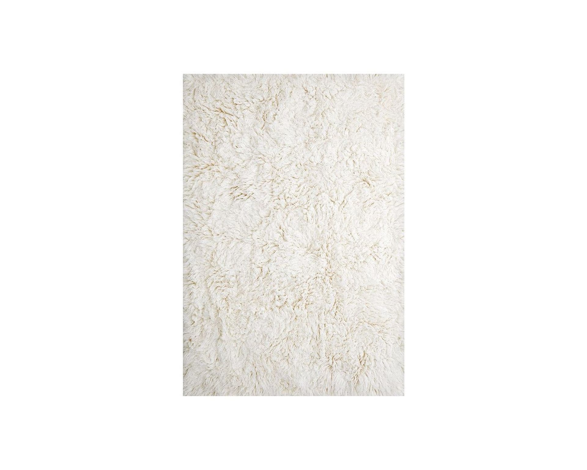 Layered Shaggy matta 180 x 270 cm Bone White