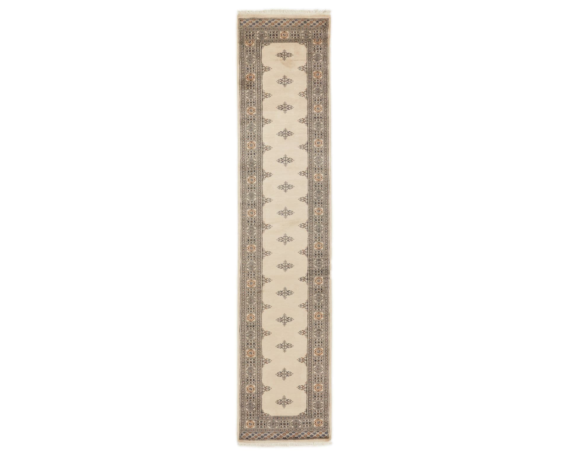 Pakistan handknotted orientalisk matta 77 x 350 cm