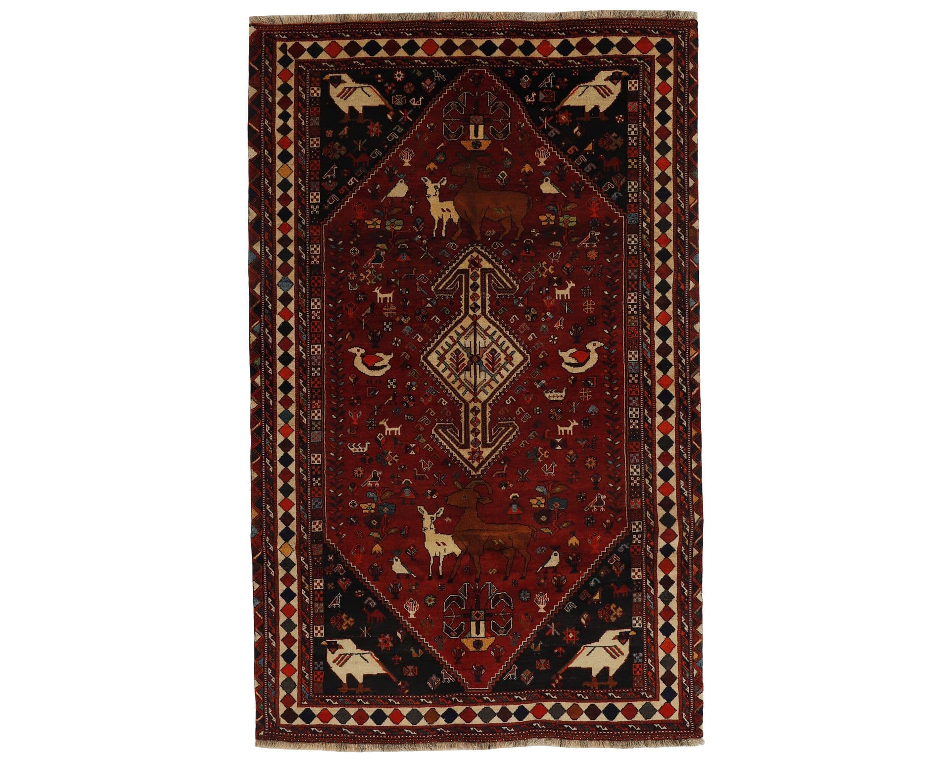 Kashghai orientalisk matta 180 x 291 cm