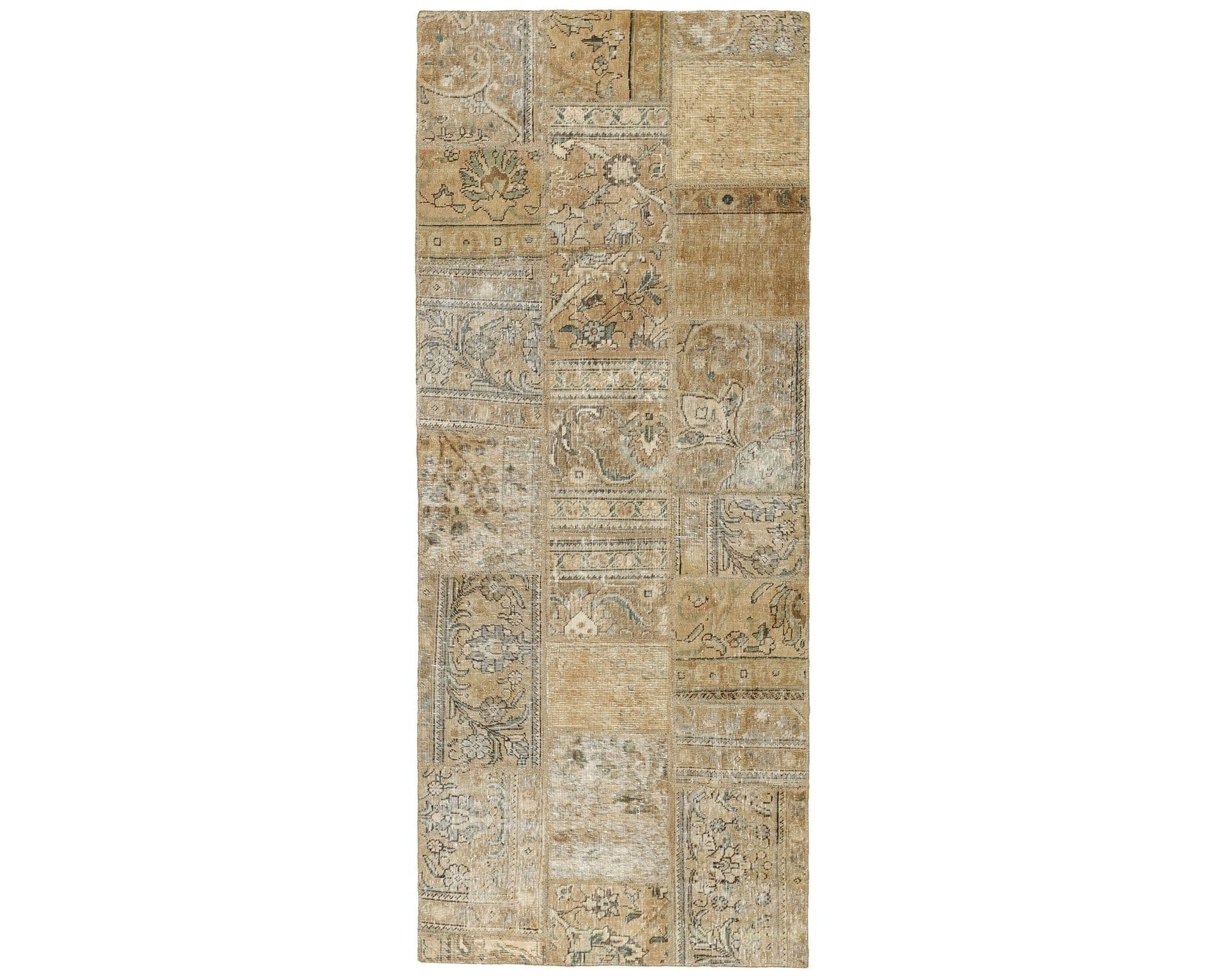 Vintage Patchwork orientalisk matta 96 x 240 cm