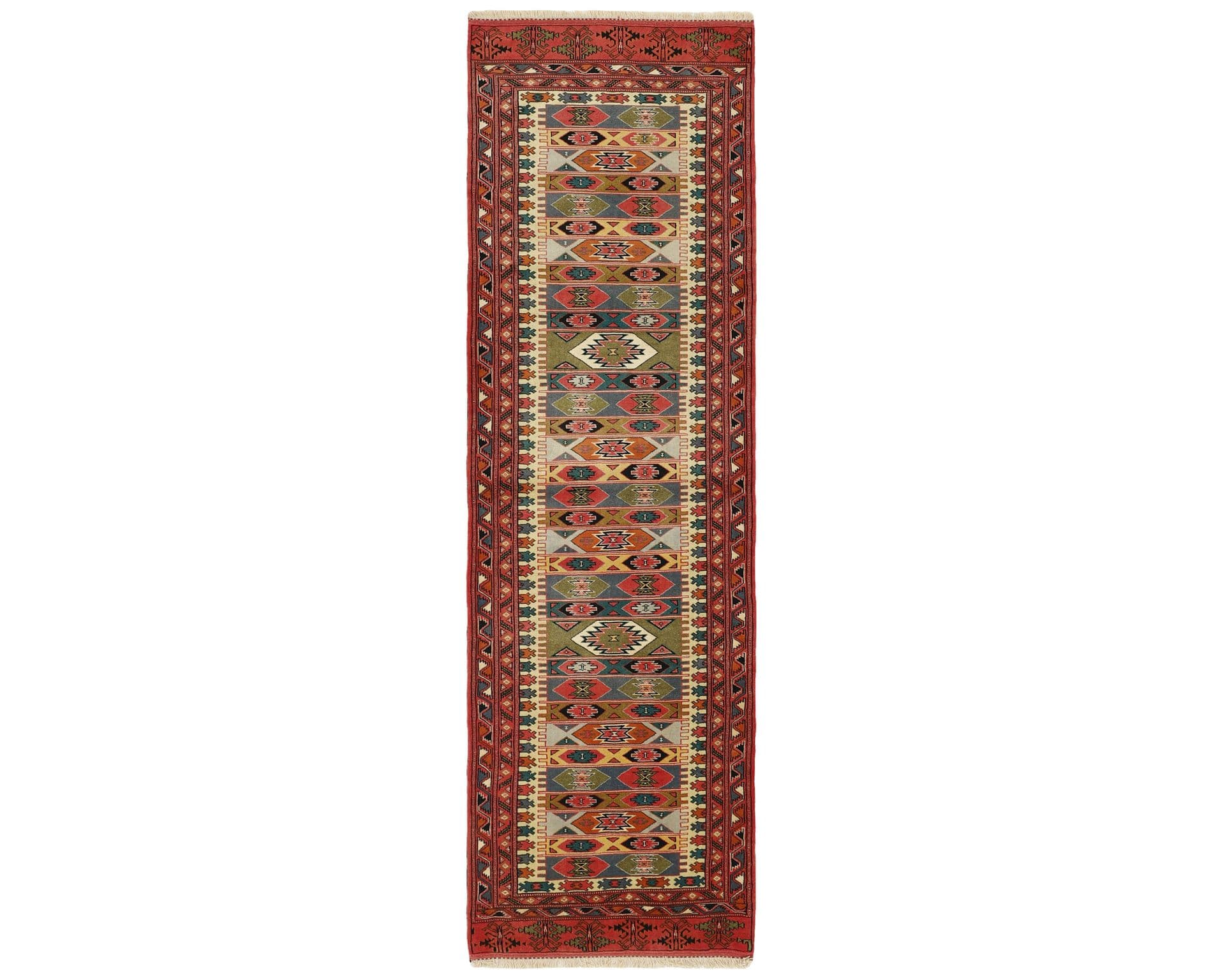 Torkaman Fine orientalisk matta 87 x 288 cm