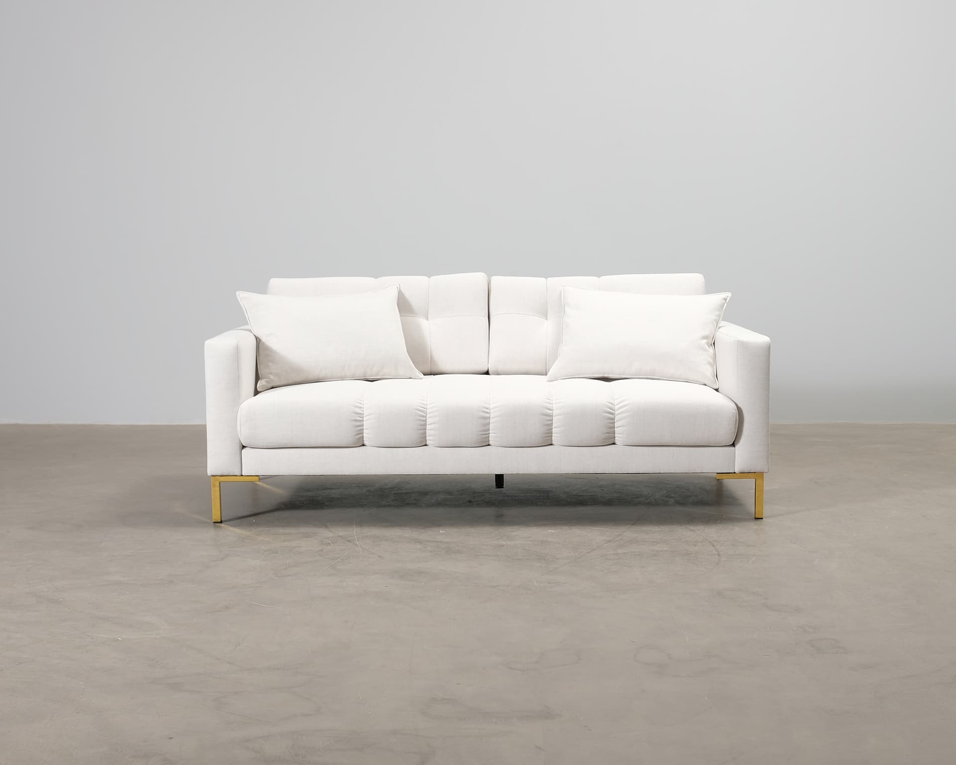 Micadoni Mamaia 2-sits soffa naturvit