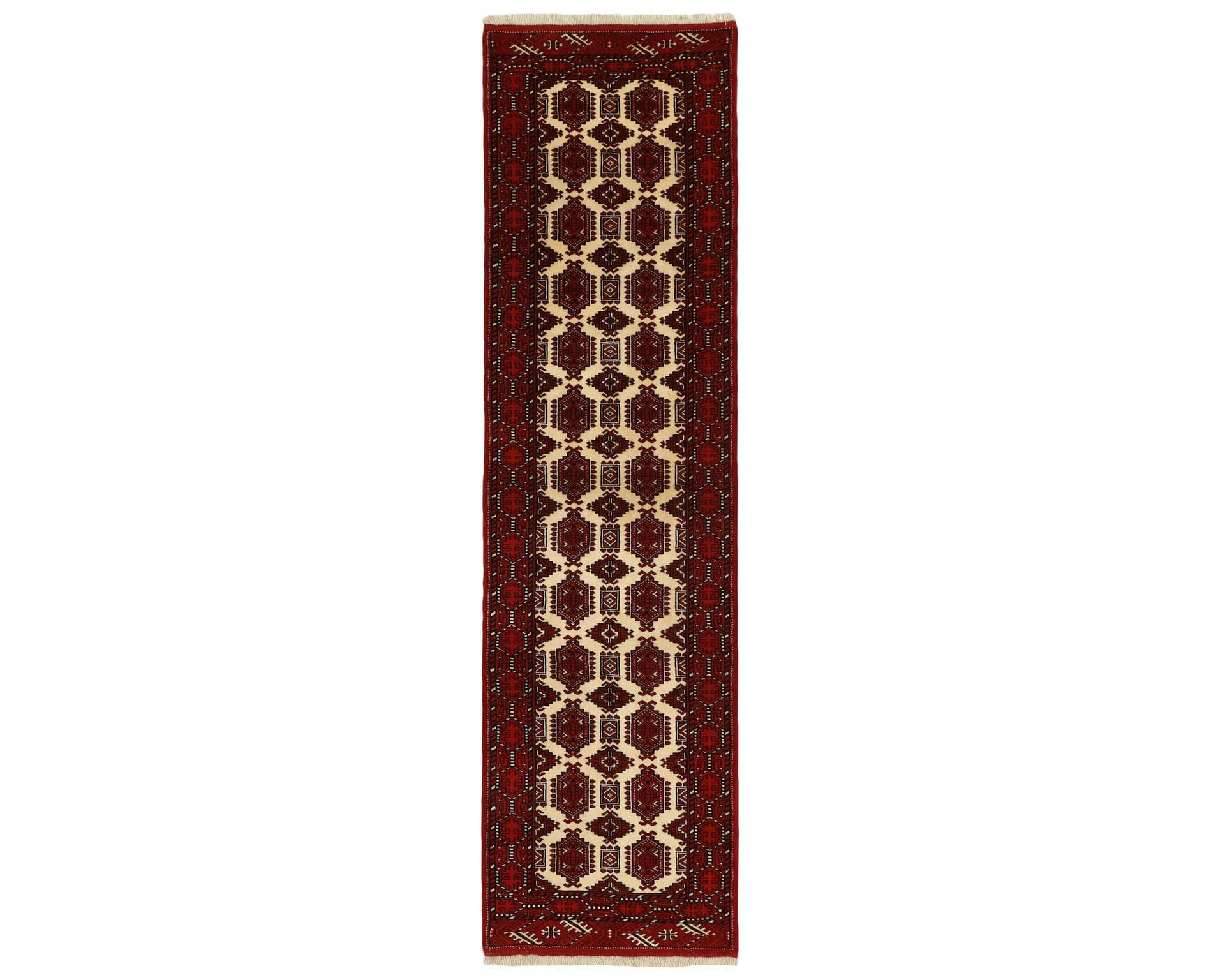 Torkaman Fine orientalisk matta 82 x 298 cm