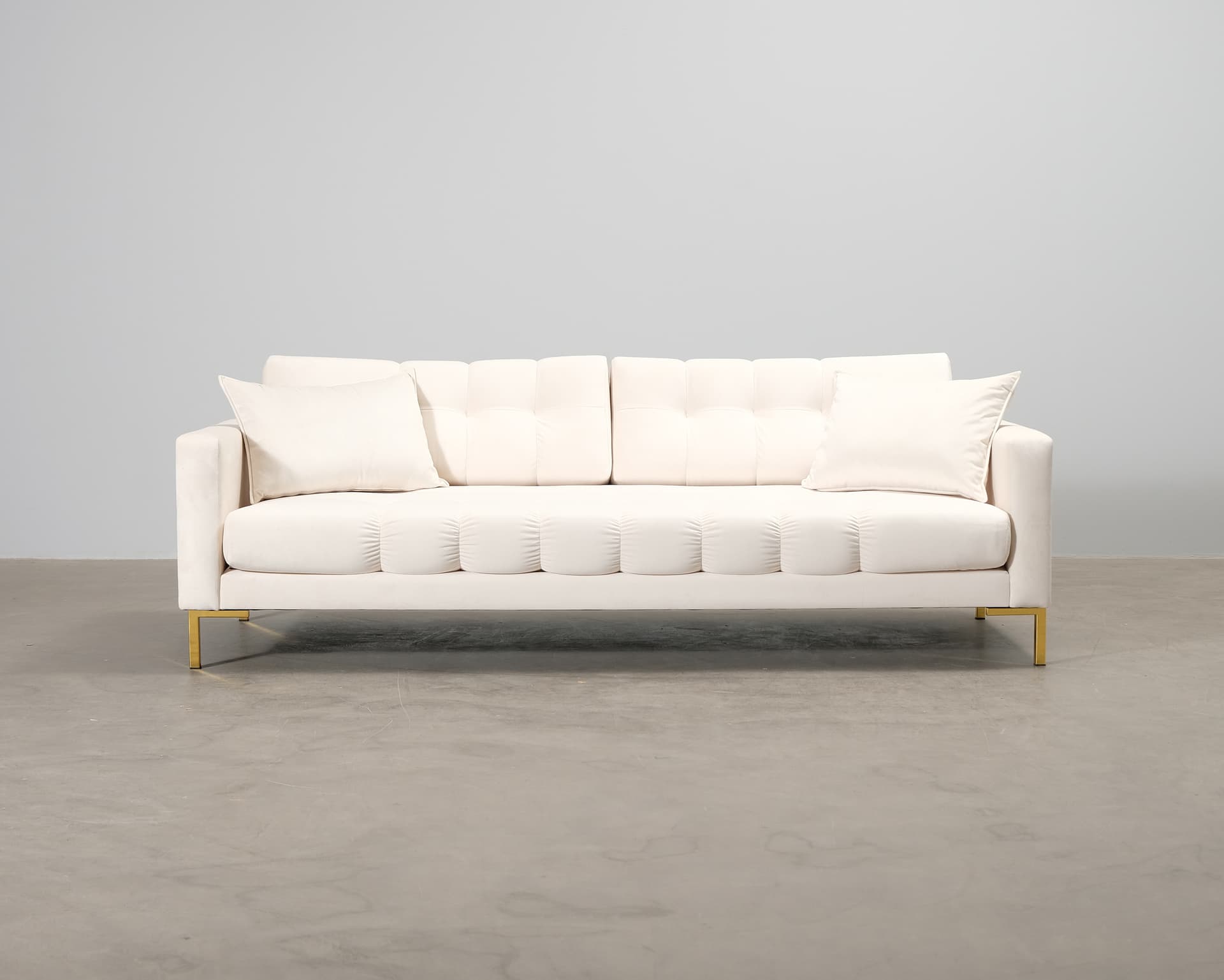 Micadoni Mamaia 3-sits soffa naturvit