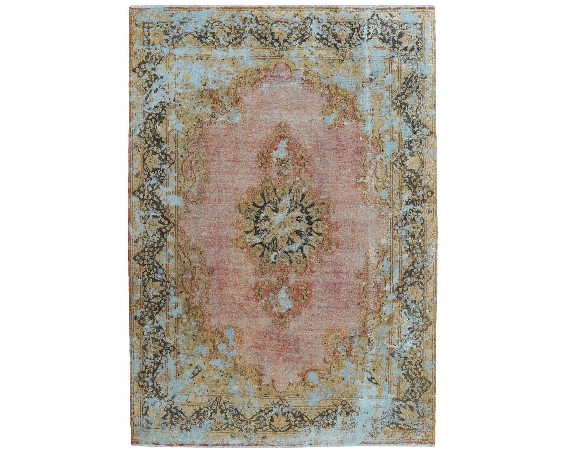 Vintage Kerman Fine orientalisk matta 215 x 306 cm