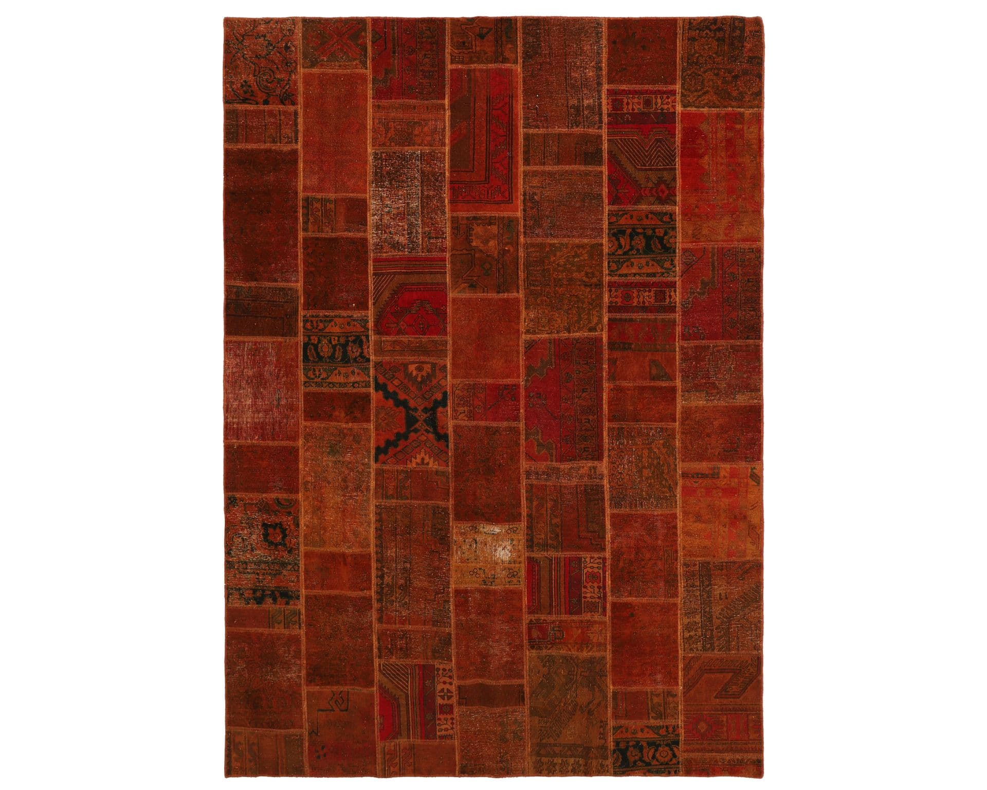 Vintage Patchwork orientalisk matta 252 x 355 cm