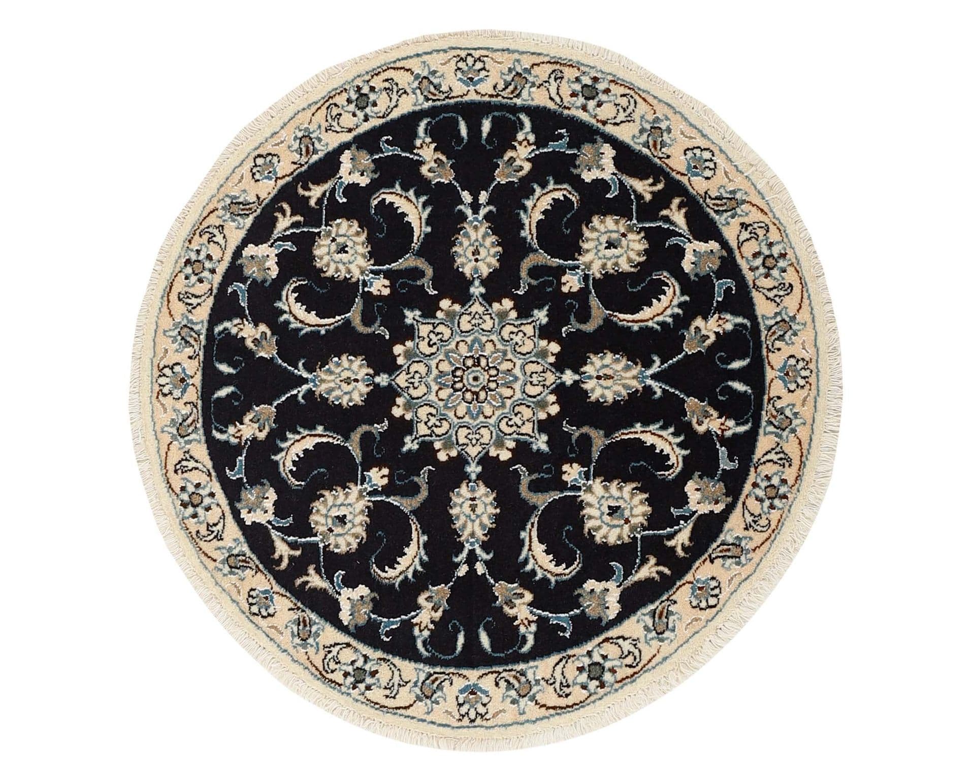 Nain Kashmar orientalisk matta ø 100 cm