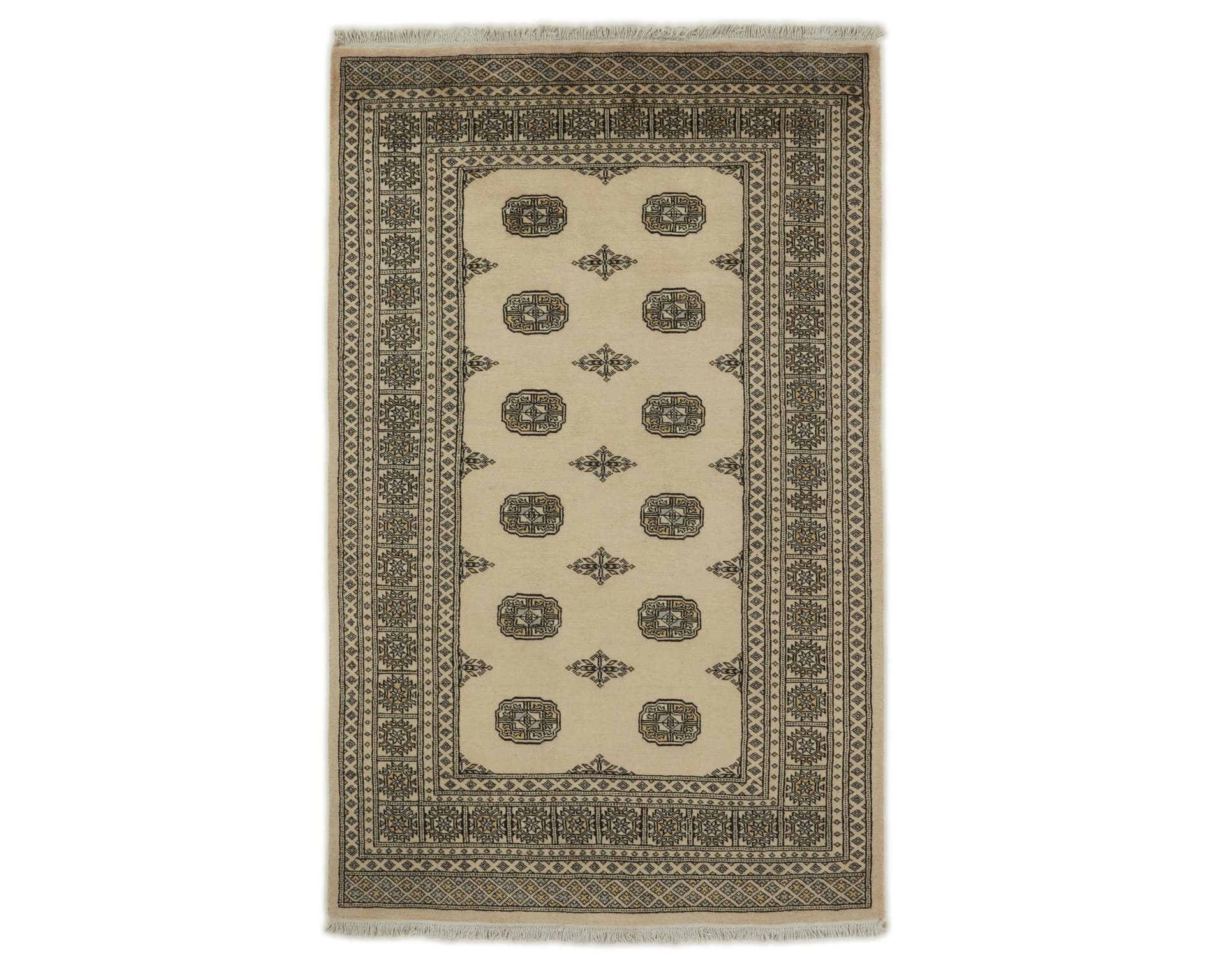 Pakistan handknotted orientalisk matta 140 x 210 cm