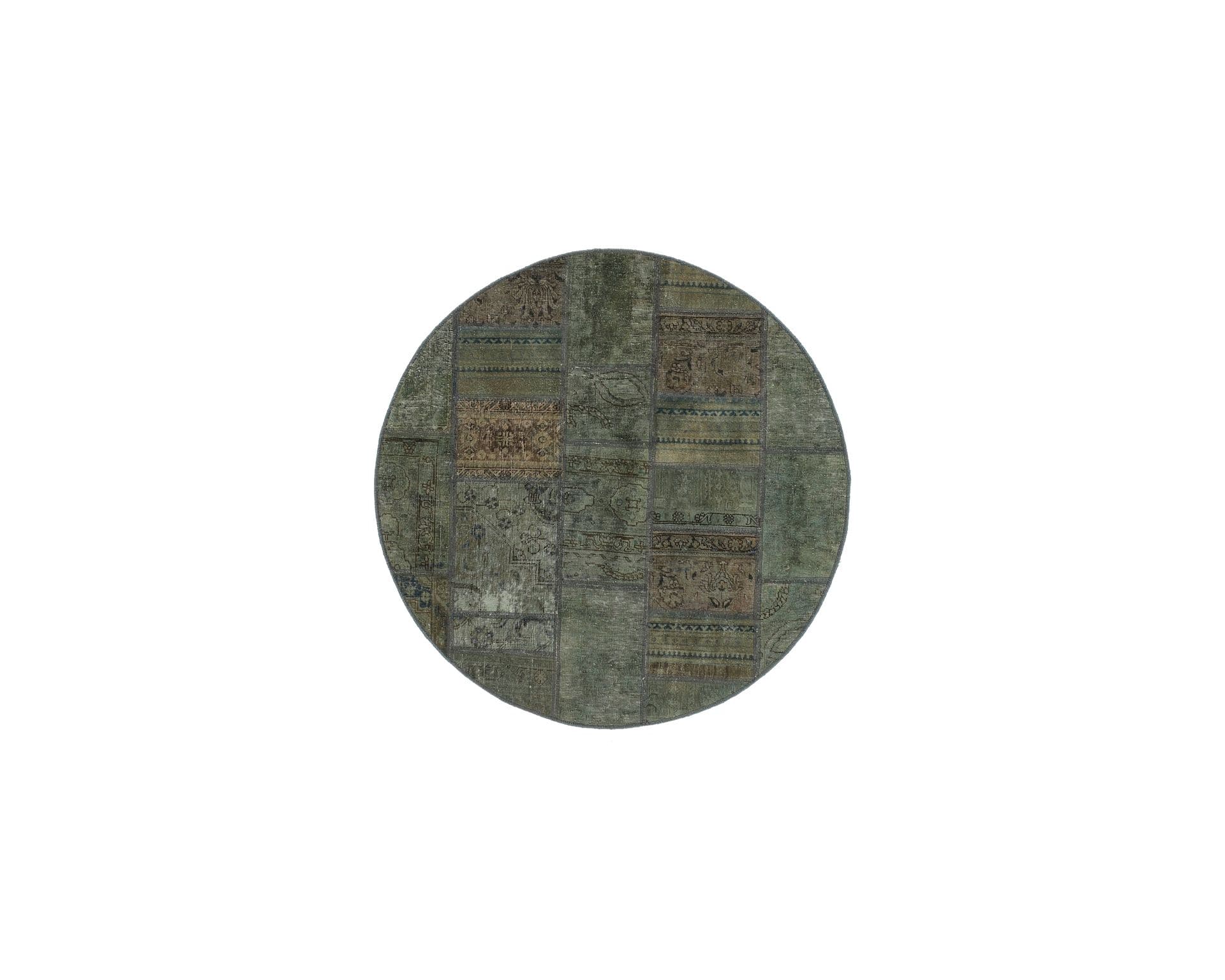 Vintage Patchwork orientalisk matta 150 x 150 cm