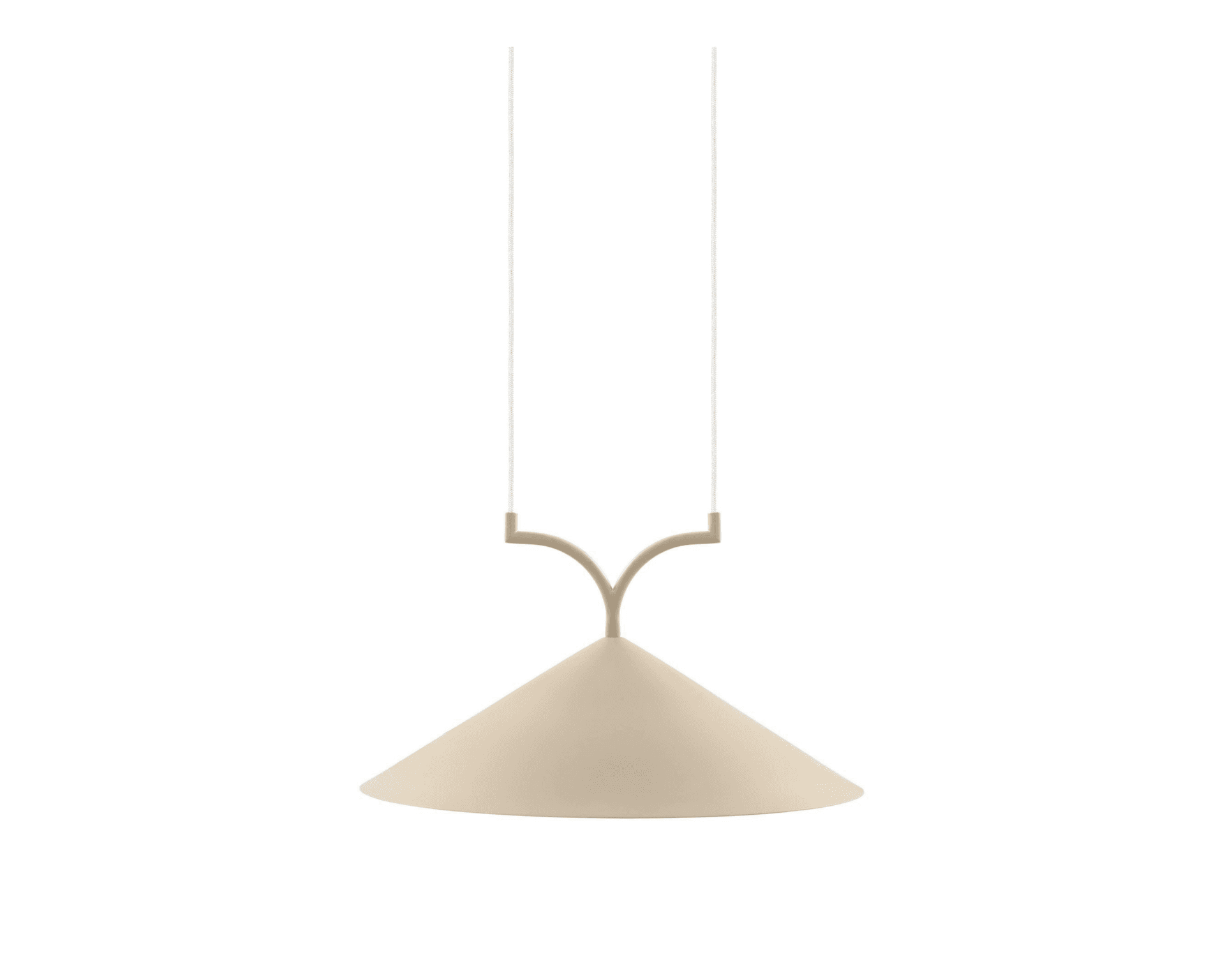 Globen Lighting Curve 3 pendellampa beige