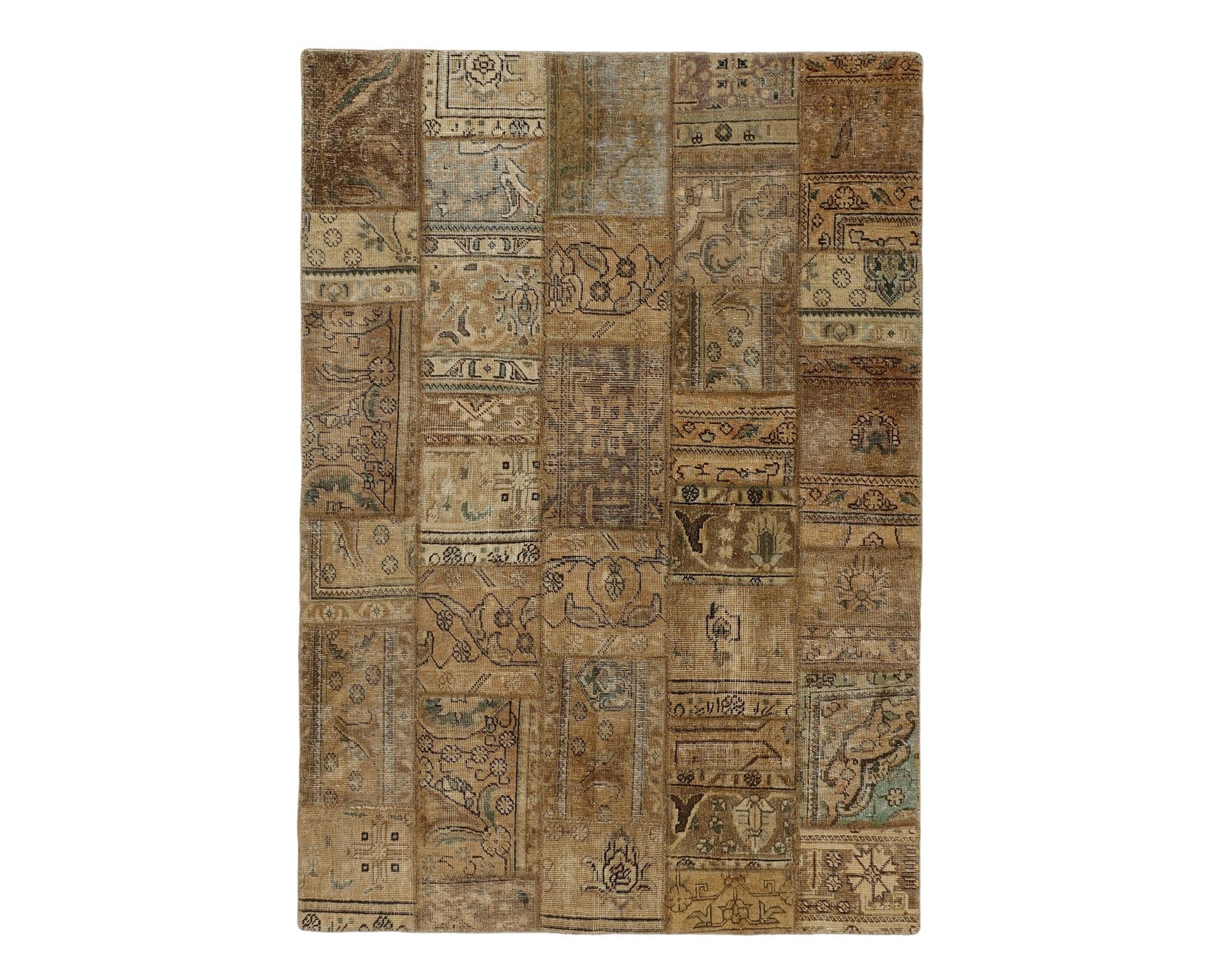 Vintage Patchwork orientalisk matta 145 x 205 cm