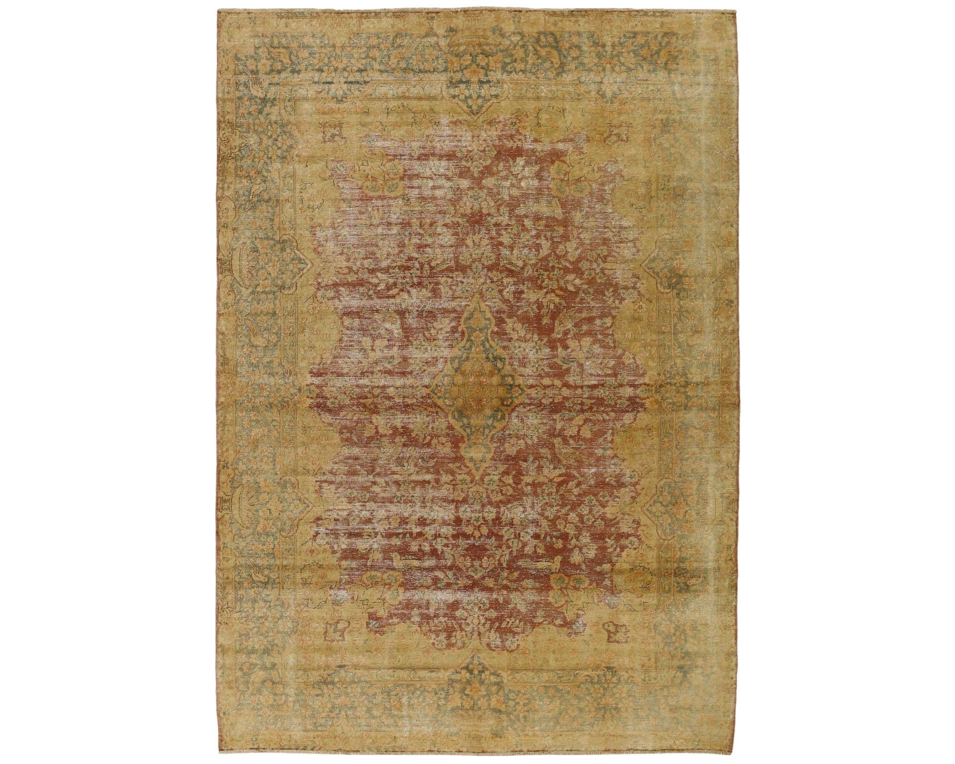 Vintage Kerman Fine orientalisk matta 198 x 285 cm