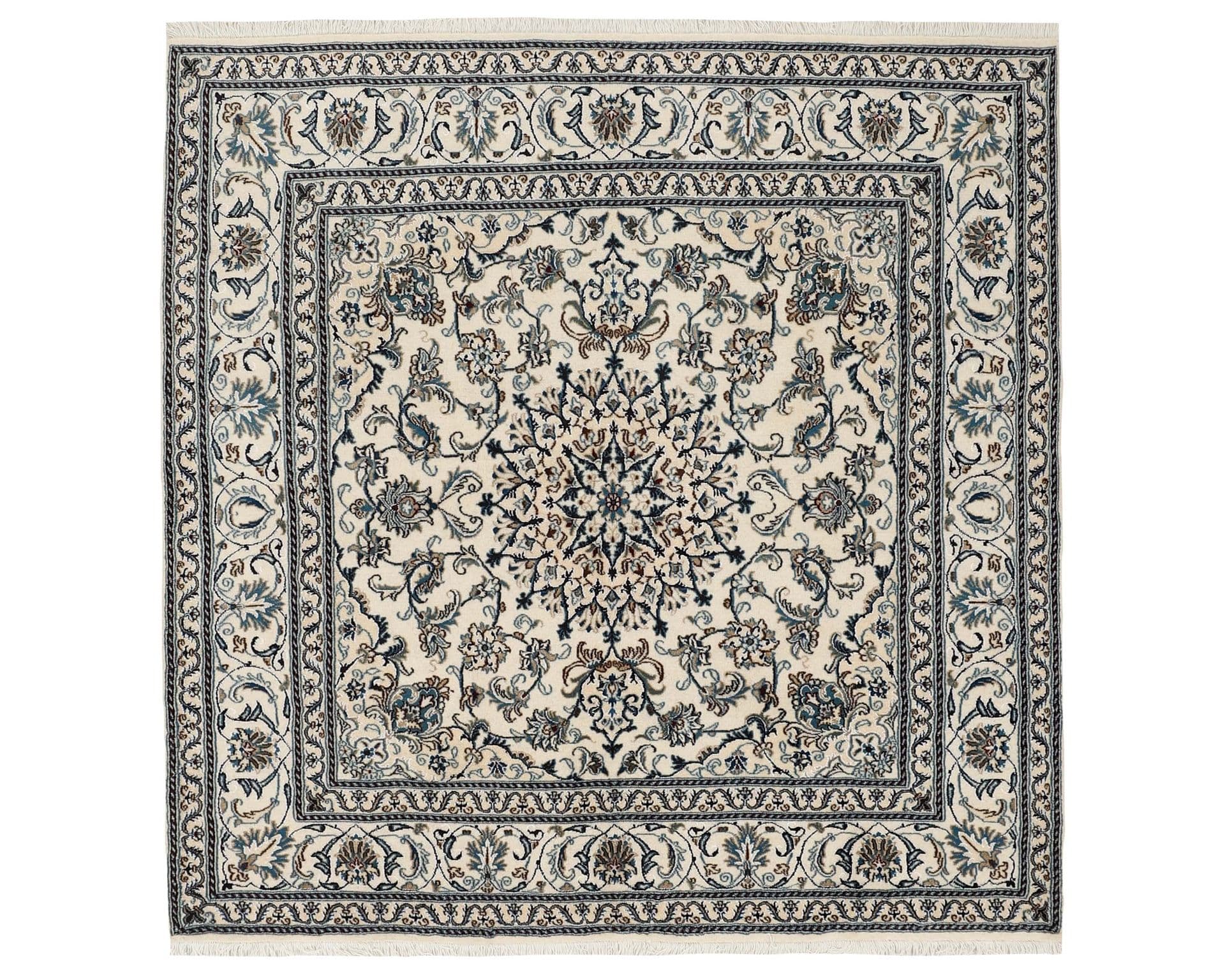 Nain Kashmar orientalisk matta 195 x 195 cm