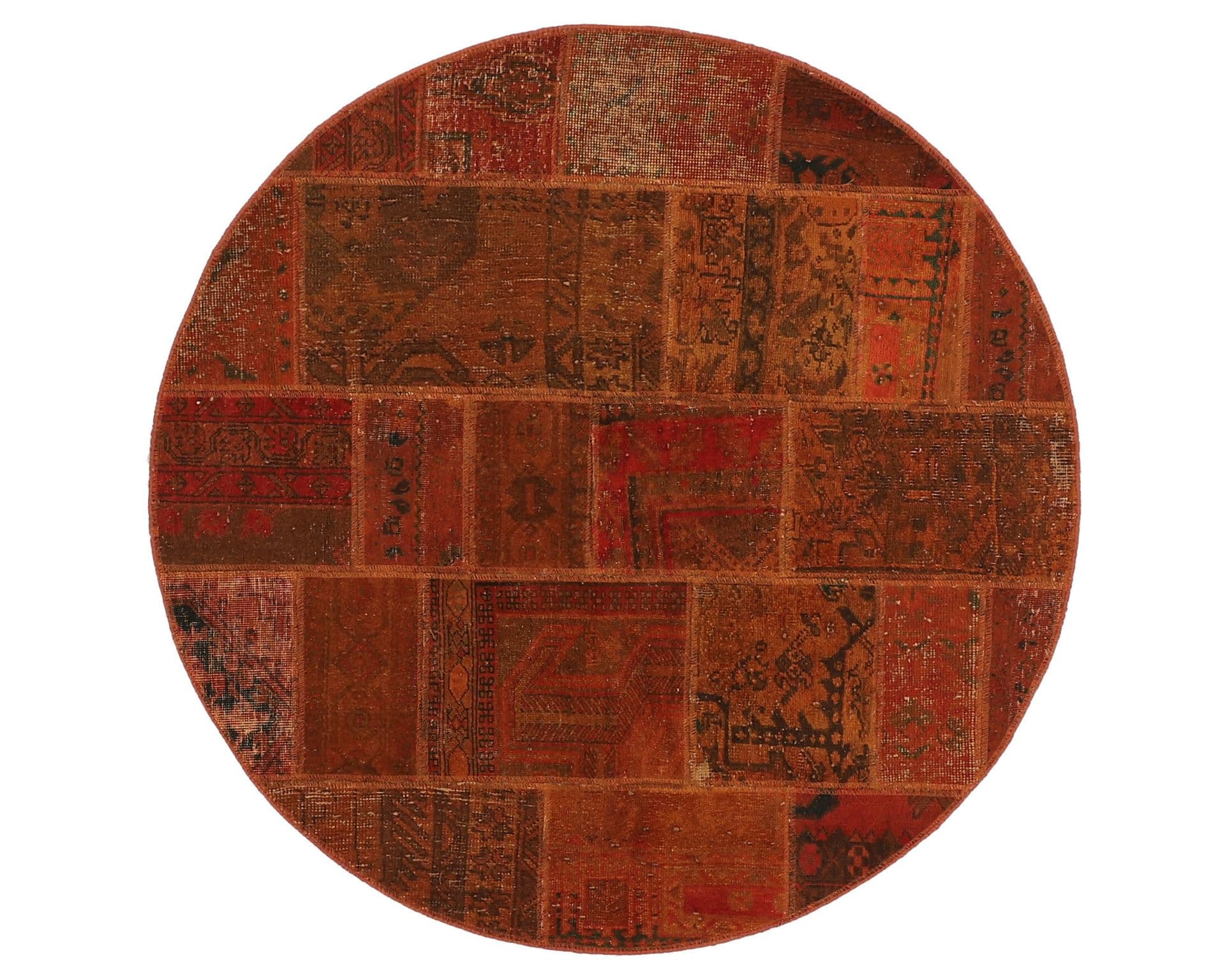 Vintage Patchwork orientalisk matta 150 x 150 cm